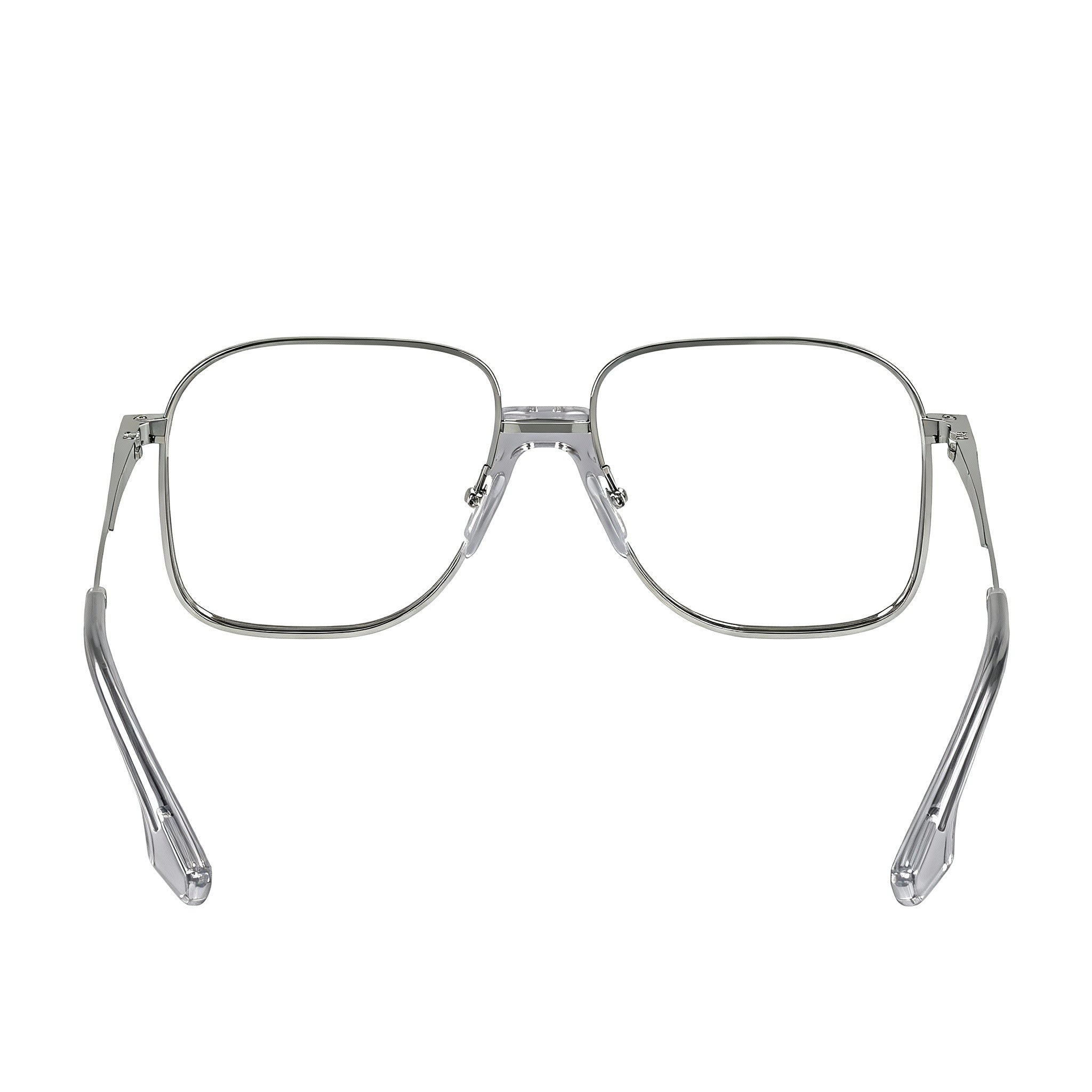 Victoria Beckham Modern Women's Silver Metal Frame Glasses with Non-polarised Polycarbonate Lenses 56mm, Photo 3