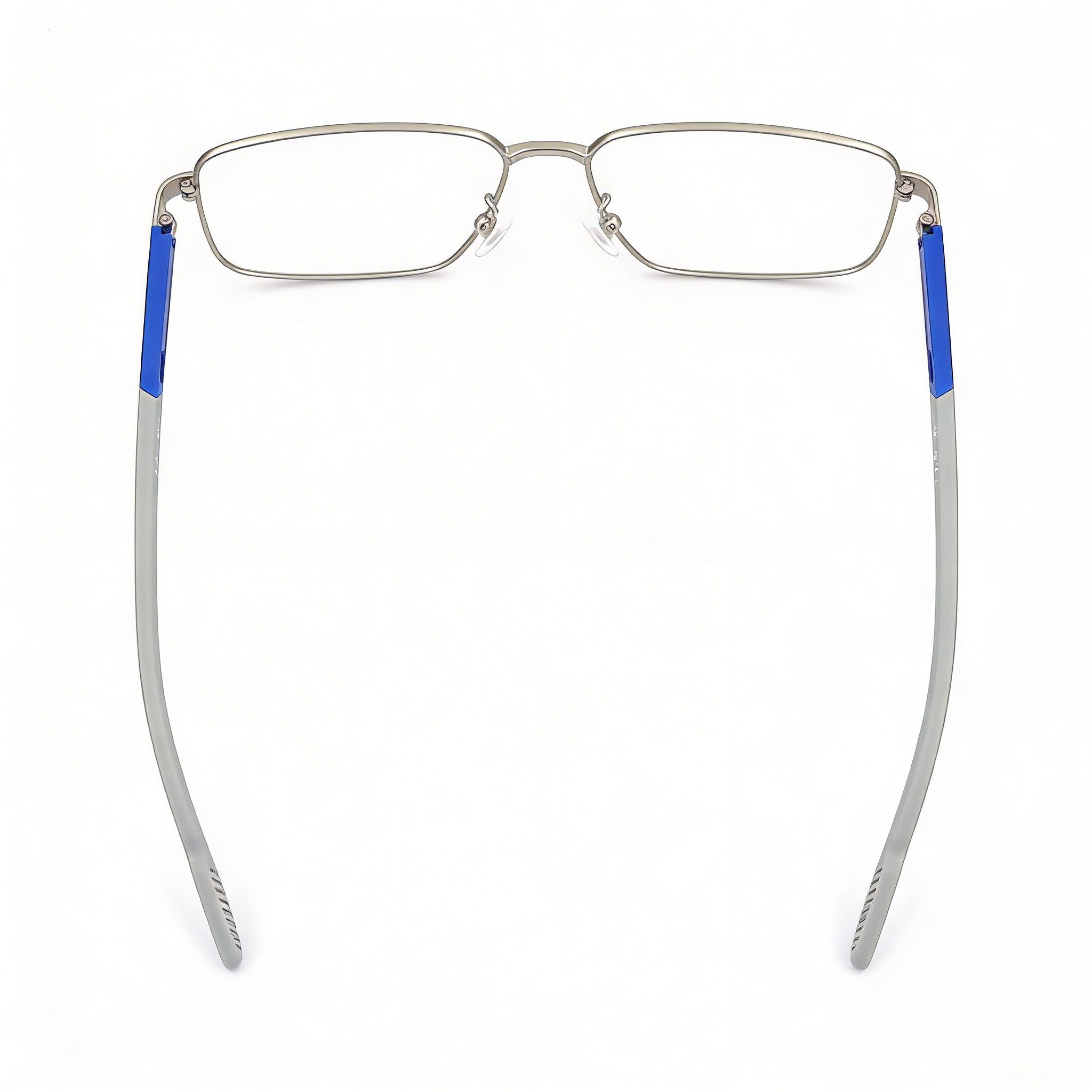 adidas SP5049 Men’s Gray Metal Frame Clear Lens Prescription Eyeglasses (Lens 53mm, Bridge 14mm, Temple 145mm), Photo 3