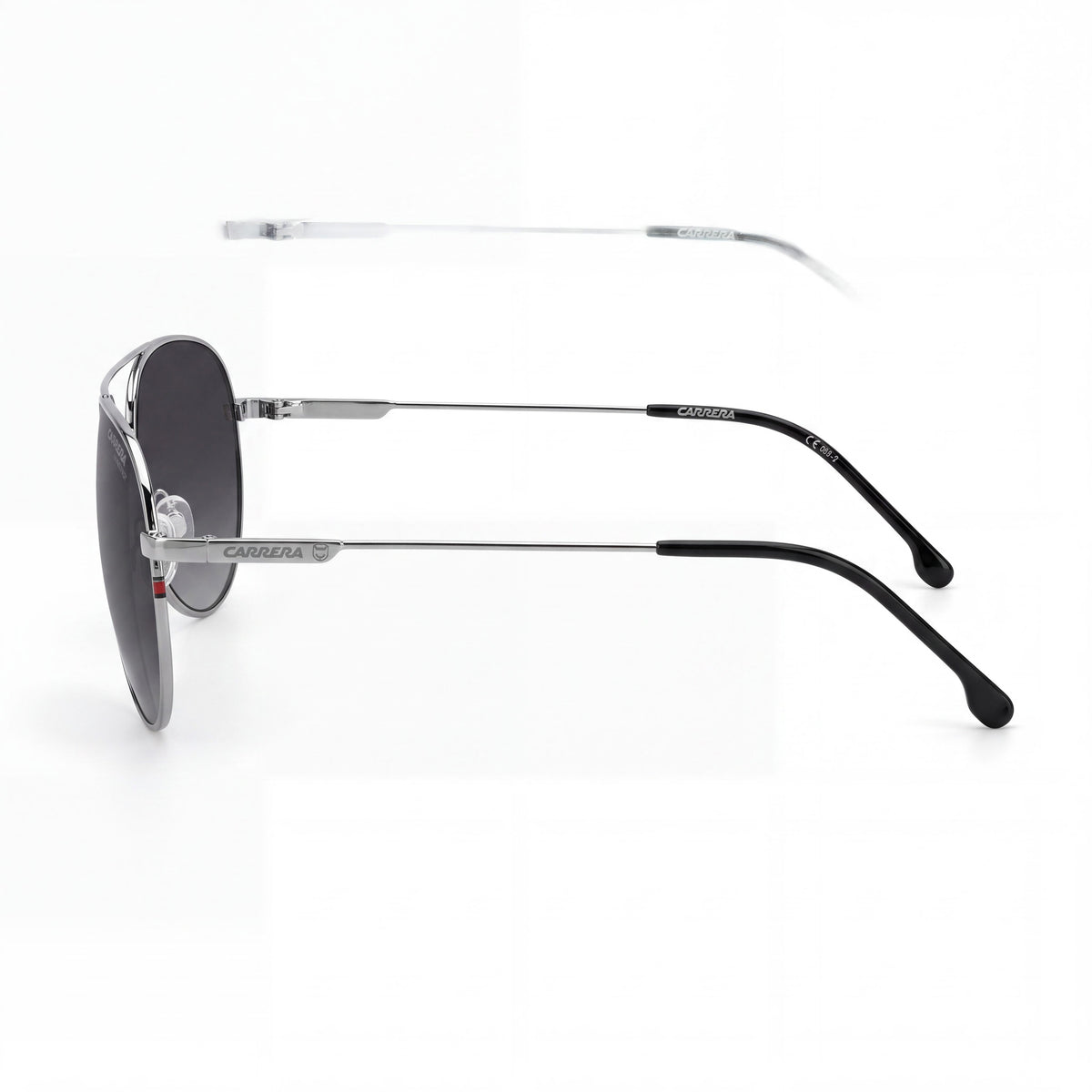 Carrera 2031t/S Unisex Pilot Sunglasses with Ruthenium Grey Stainless Steel Frame and Gradient Grey Lenses 58mm, Photo 3