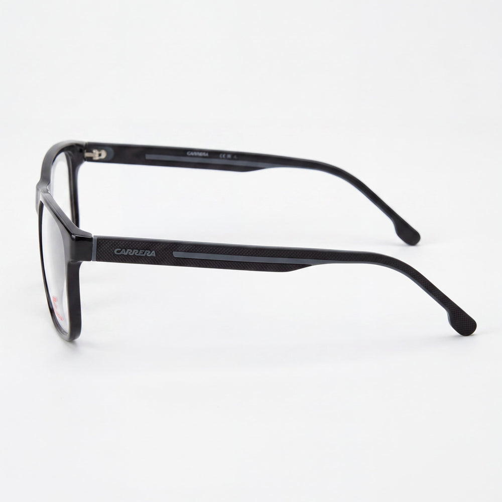 Gafas de Sol Unisex Modernas Carrera 8892, Montura de Poliamida Negra Gris, Lentes de Policarbonato Negras Grises, 55mm