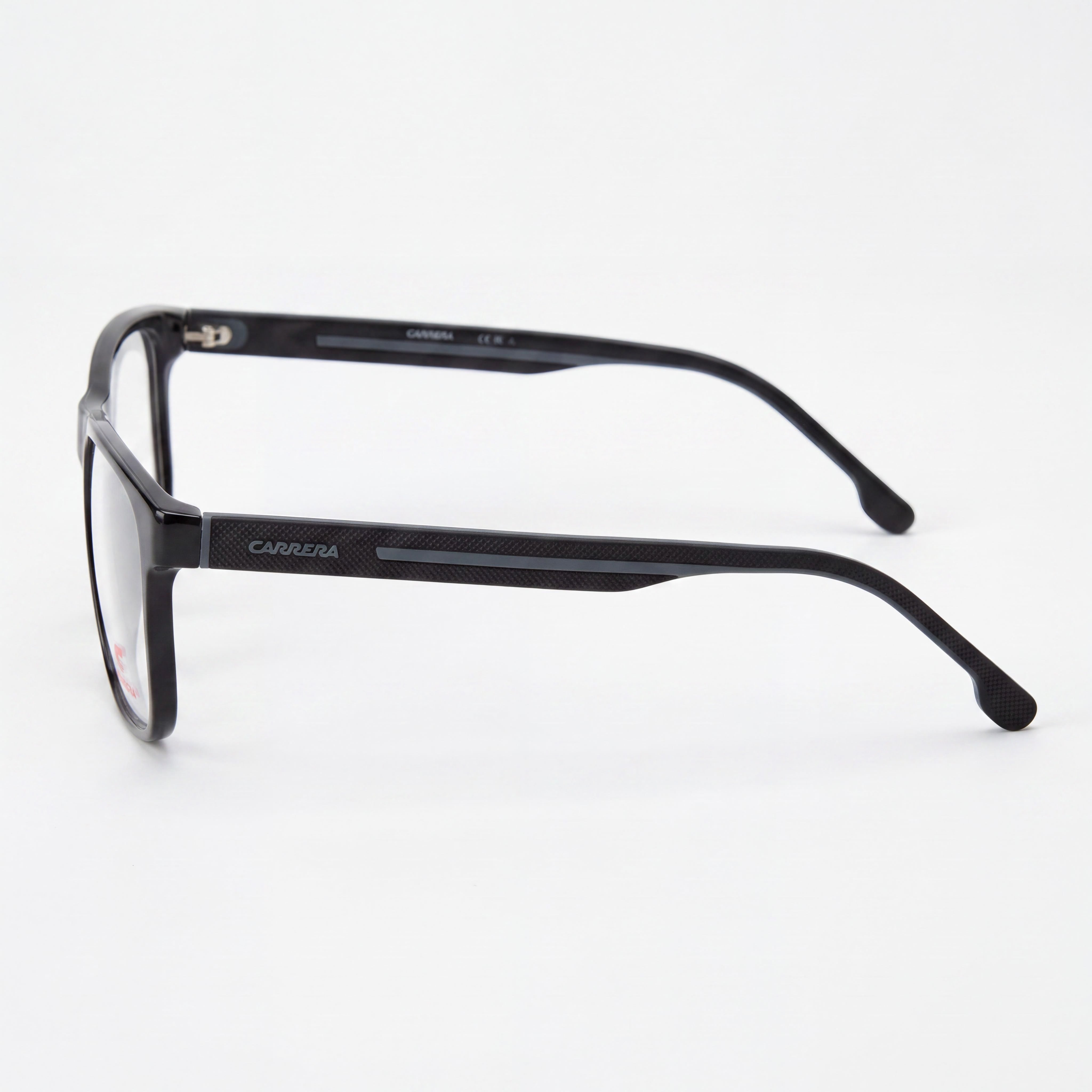 Gafas de Sol Unisex Modernas Carrera 8892, Montura de Poliamida Negra Gris, Lentes de Policarbonato Negras Grises, 55mm, Photo 2