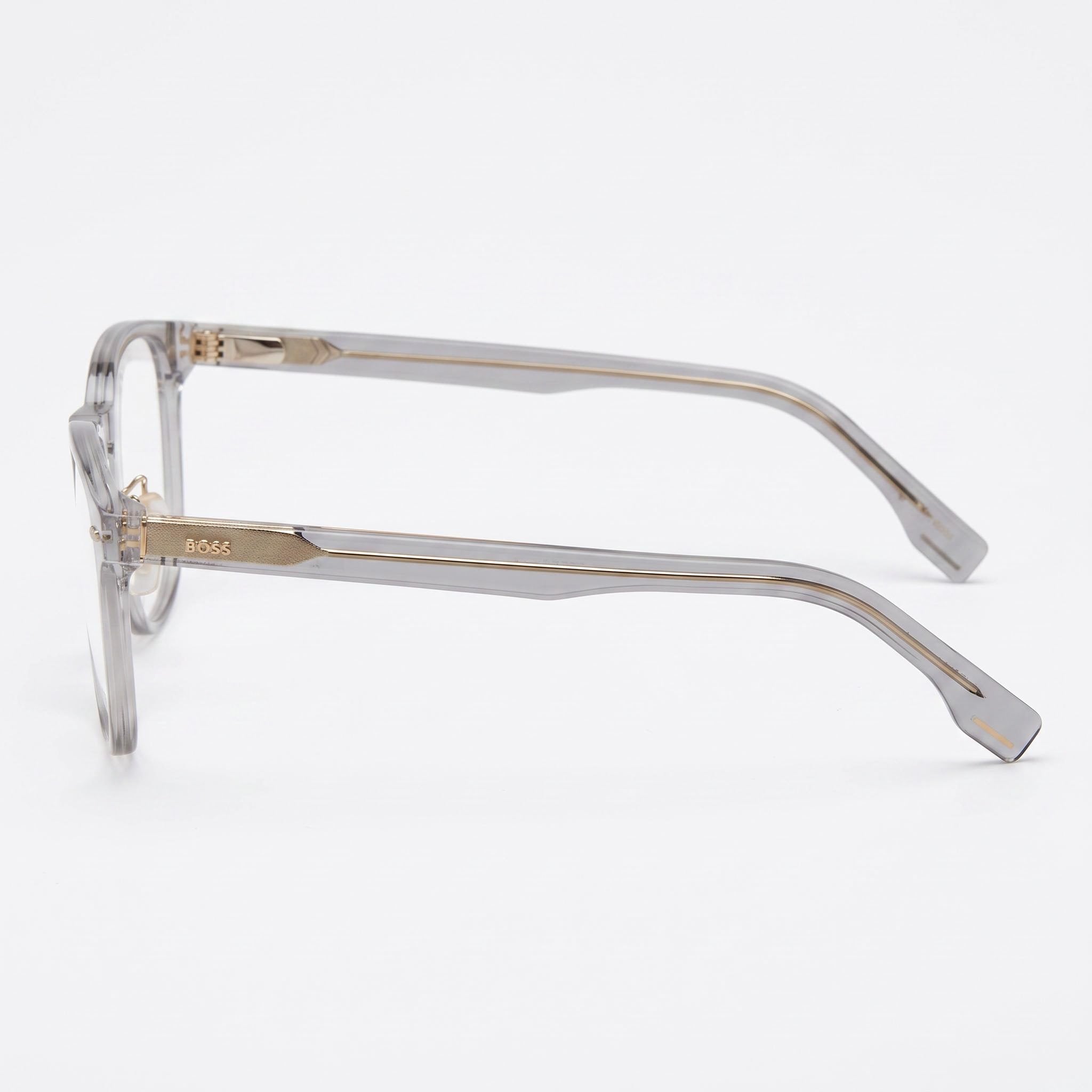Hugo Boss Boss 1479/f Unisex Modern Style Grey Acetate Frame Polycarbonate Lens Sunglasses 52mm, Photo 2