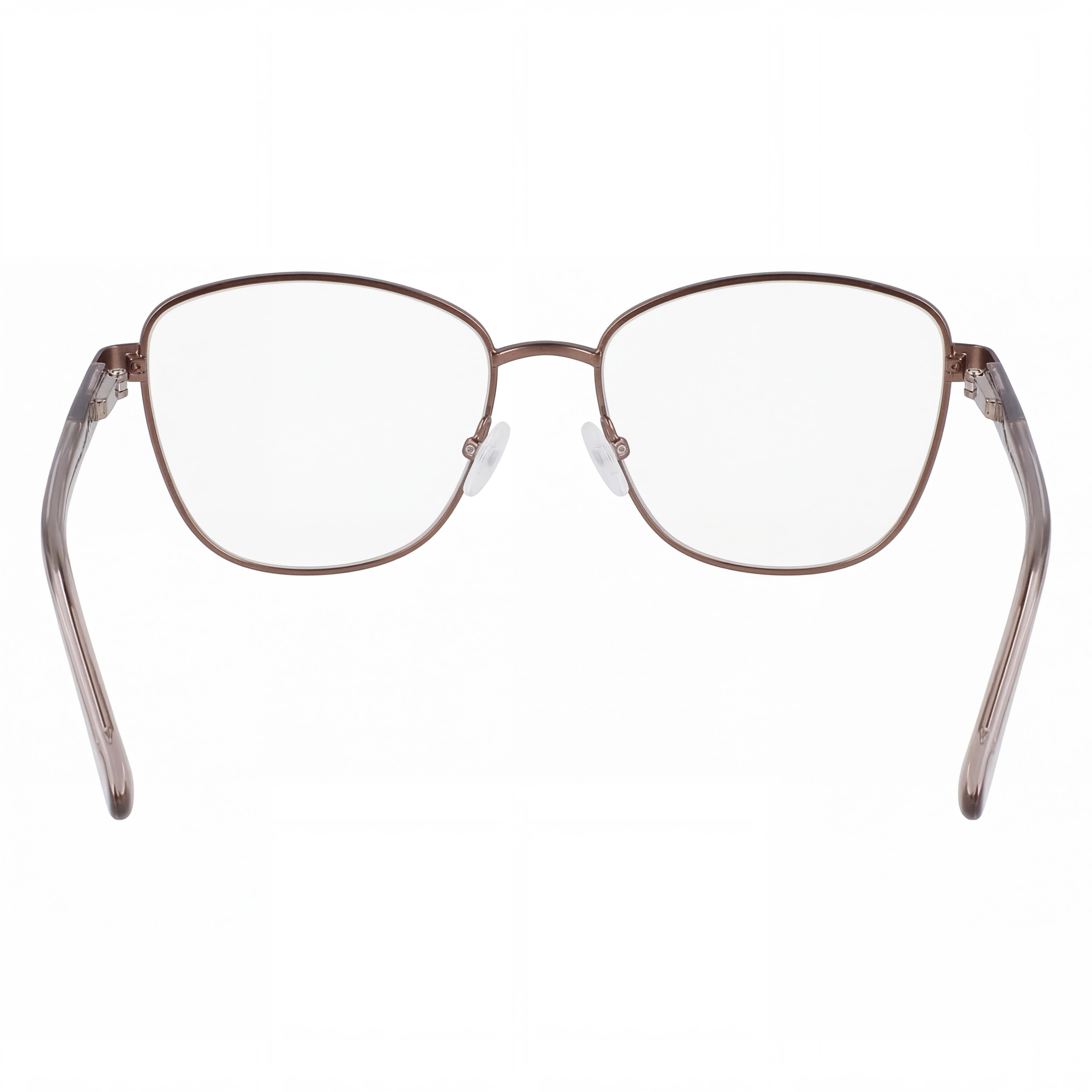 Nine West Classic Men's Brown Acetate Frame Eyeglasses with Multicolor Polycarbonate Lenses 55-16-140, Photo 4