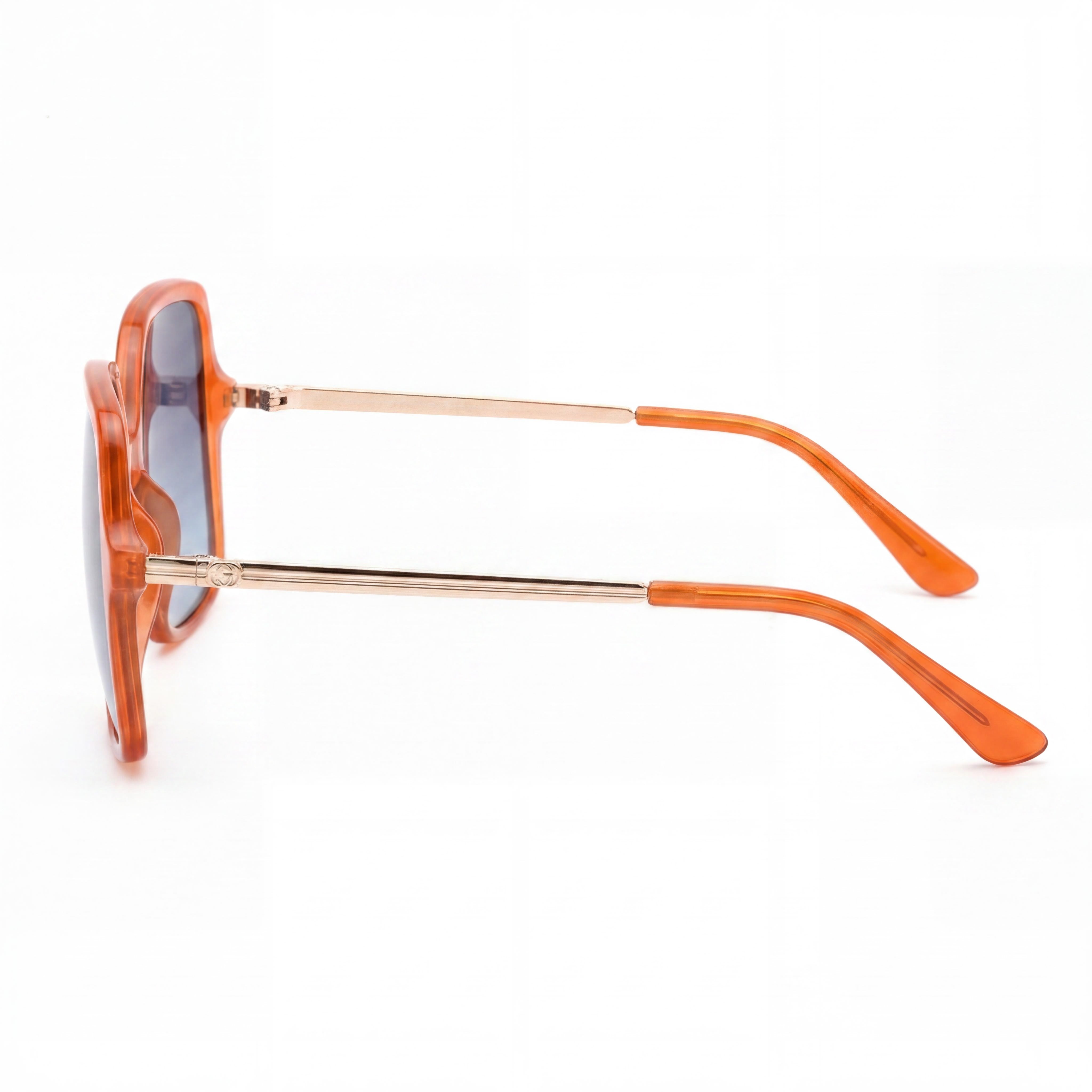 Gafas de sol Guess GU7845 naranjas degradadas cuadradas para mujer, 57 mm, Photo 3