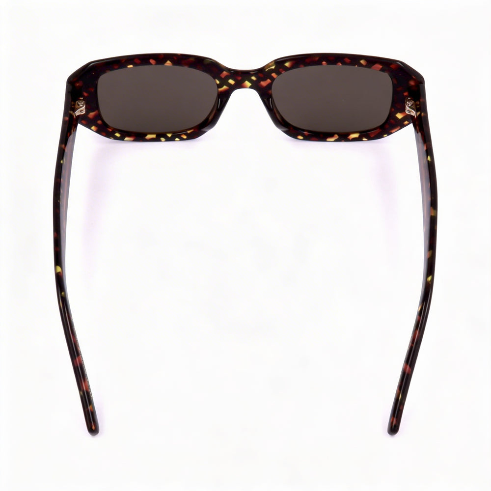 Hugo Boss Distinctive Codes Women's Acetate Eyewear, Havana Pattern Grey Frame with Grey Lenses, 50mm