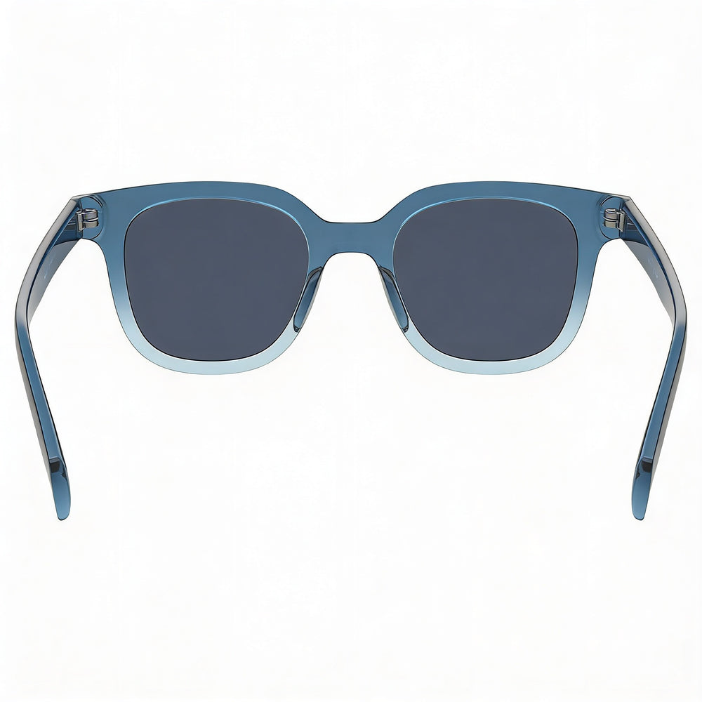 Gafas de sol Levi's Lv 1010/S unisex con montura inyectada azul y lentes de policarbonato con protección UV, 48-21-145