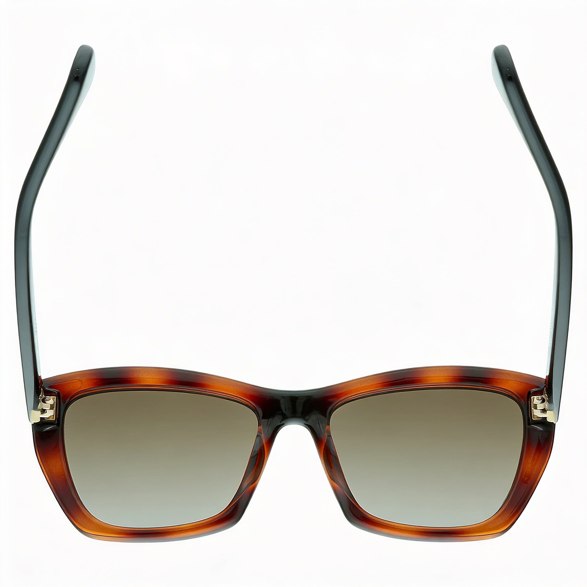 Gafas de sol de mujer Ferragamo Sf958s 214 de carey inyectado, tipo ojo de gato, protección UV, lente marrón de 55 mm, Photo 4