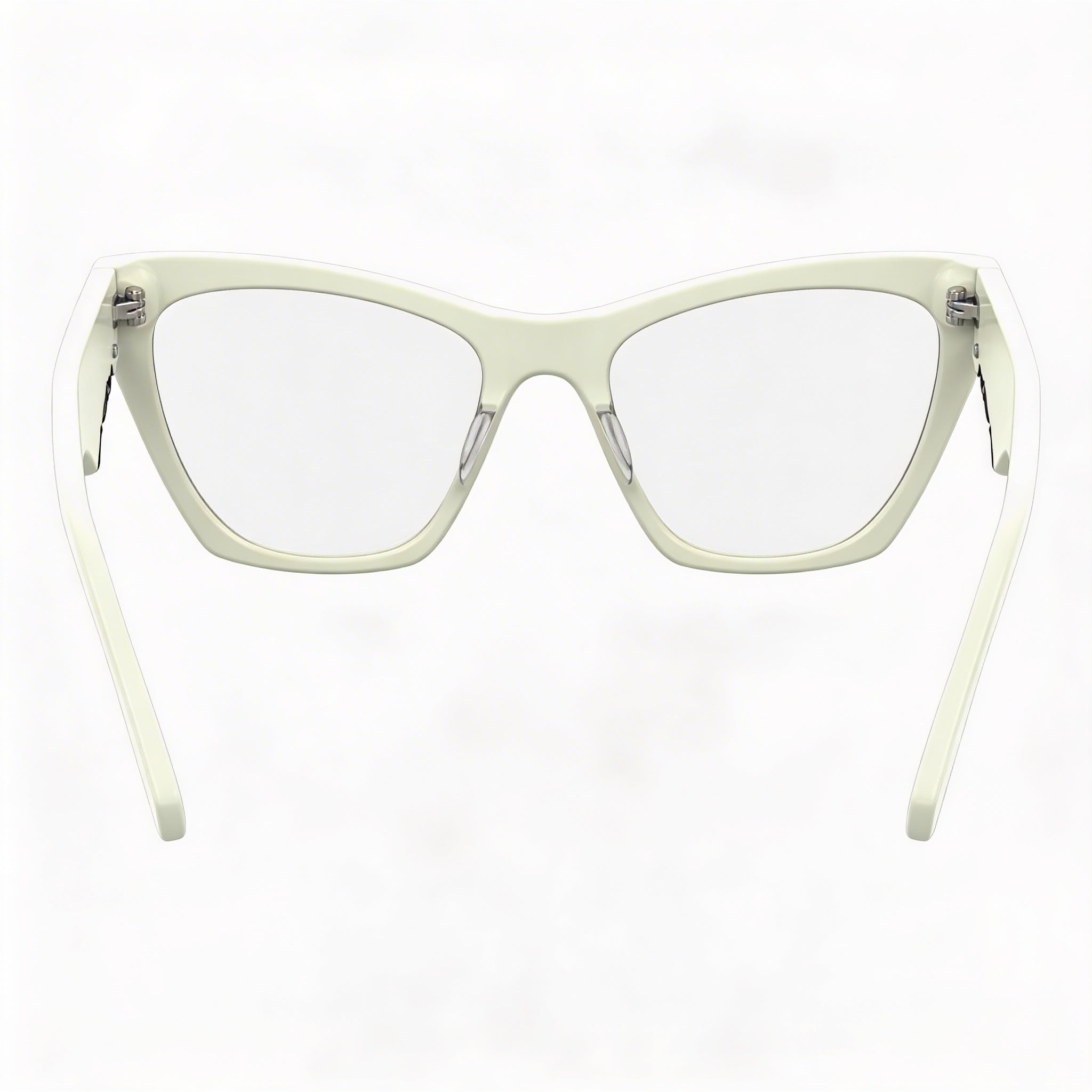 KARL LAGERFELD Kl6171 Montura de Gafas de Acetato para Mujer en Blanco con 54mm de Ancho de Lente, 19mm de Puente y 140mm de Patillas, Photo 4