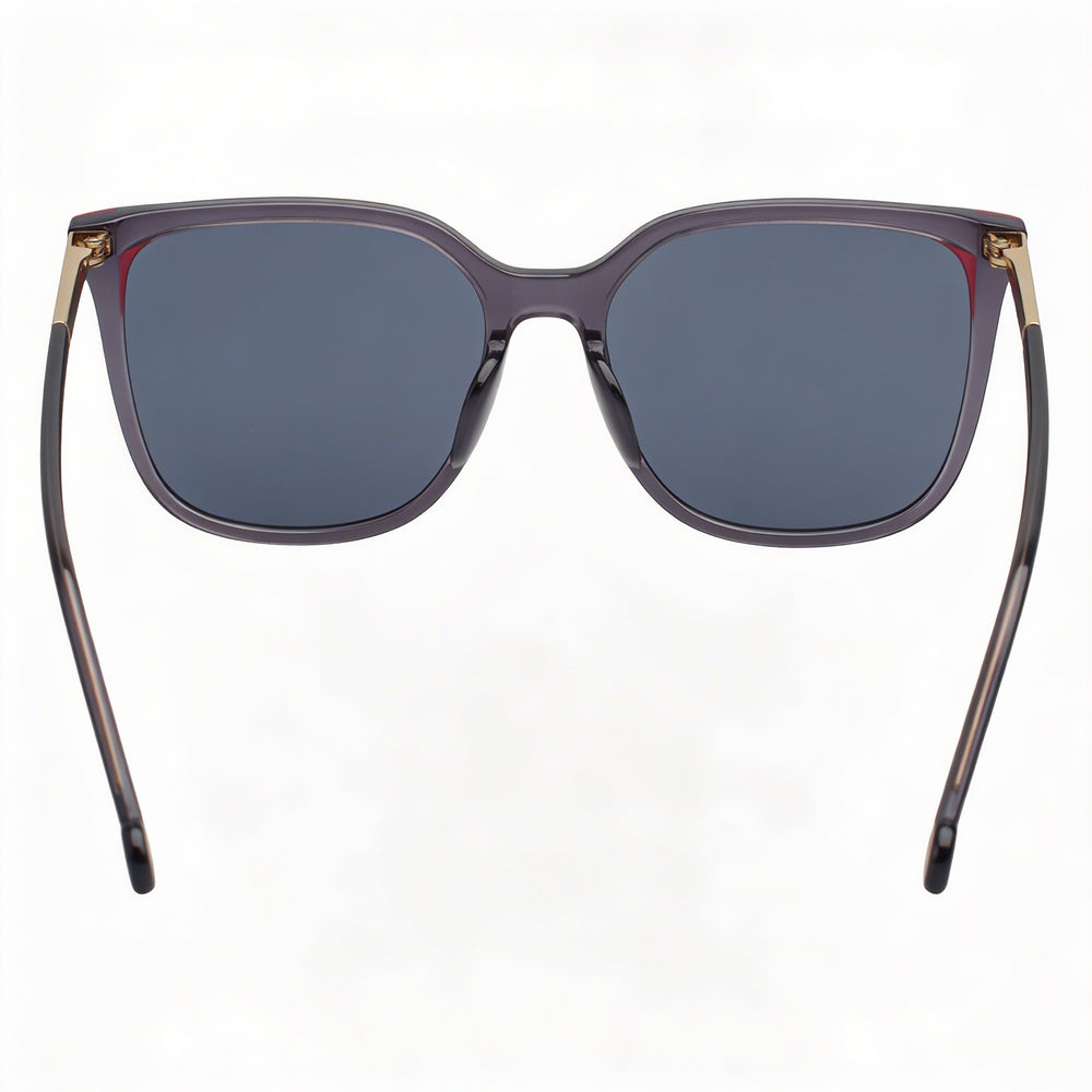 Carolina Herrera Casual Women's Grey Pink Acetate Frame Sunglasses with Polycarbonate Lenses and 100% UV Protection 54mm