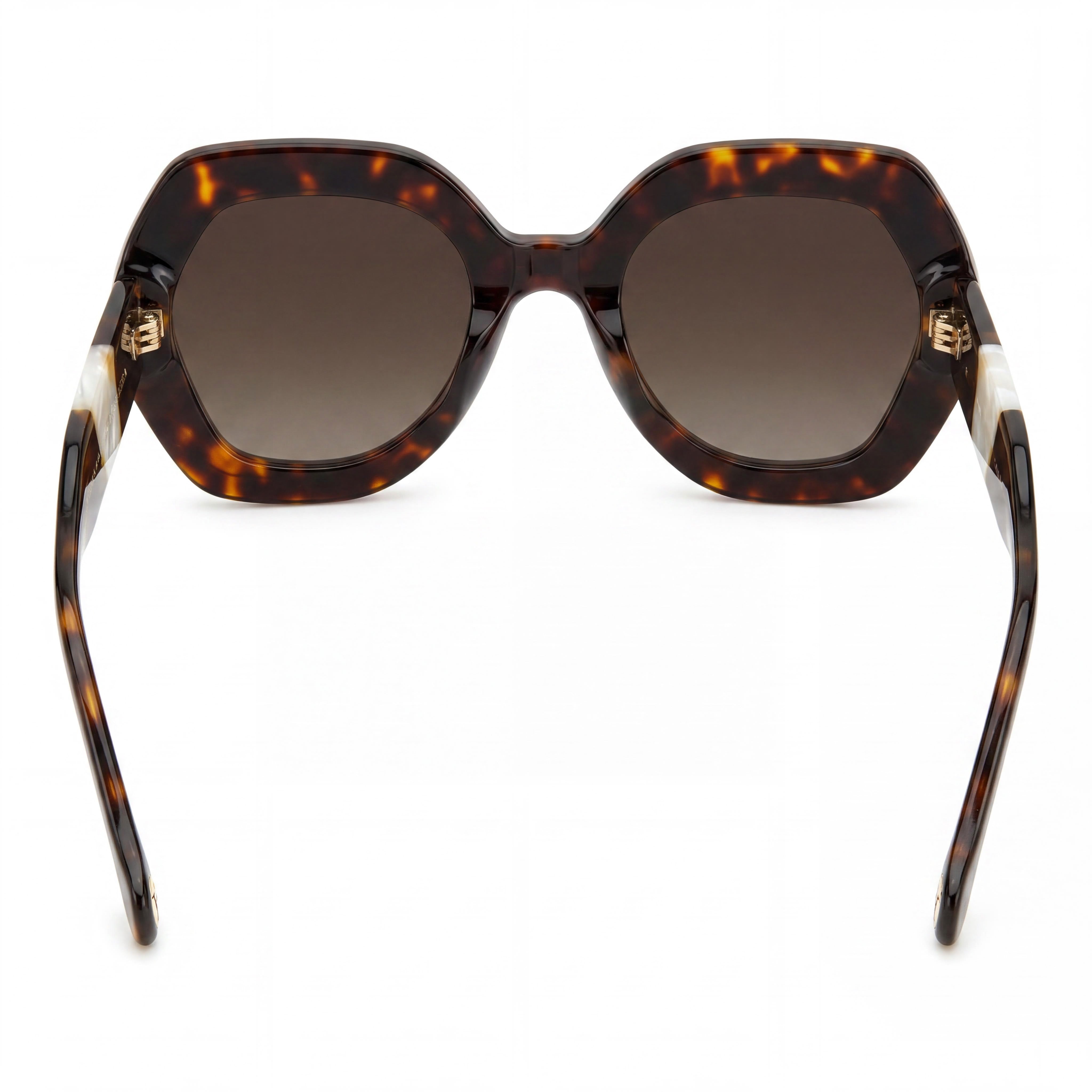 Carolina Herrera HER 0126/S Women's Classic Acetate Havana White Brown Shaded 52mm Eyeglasses, Photo 4
