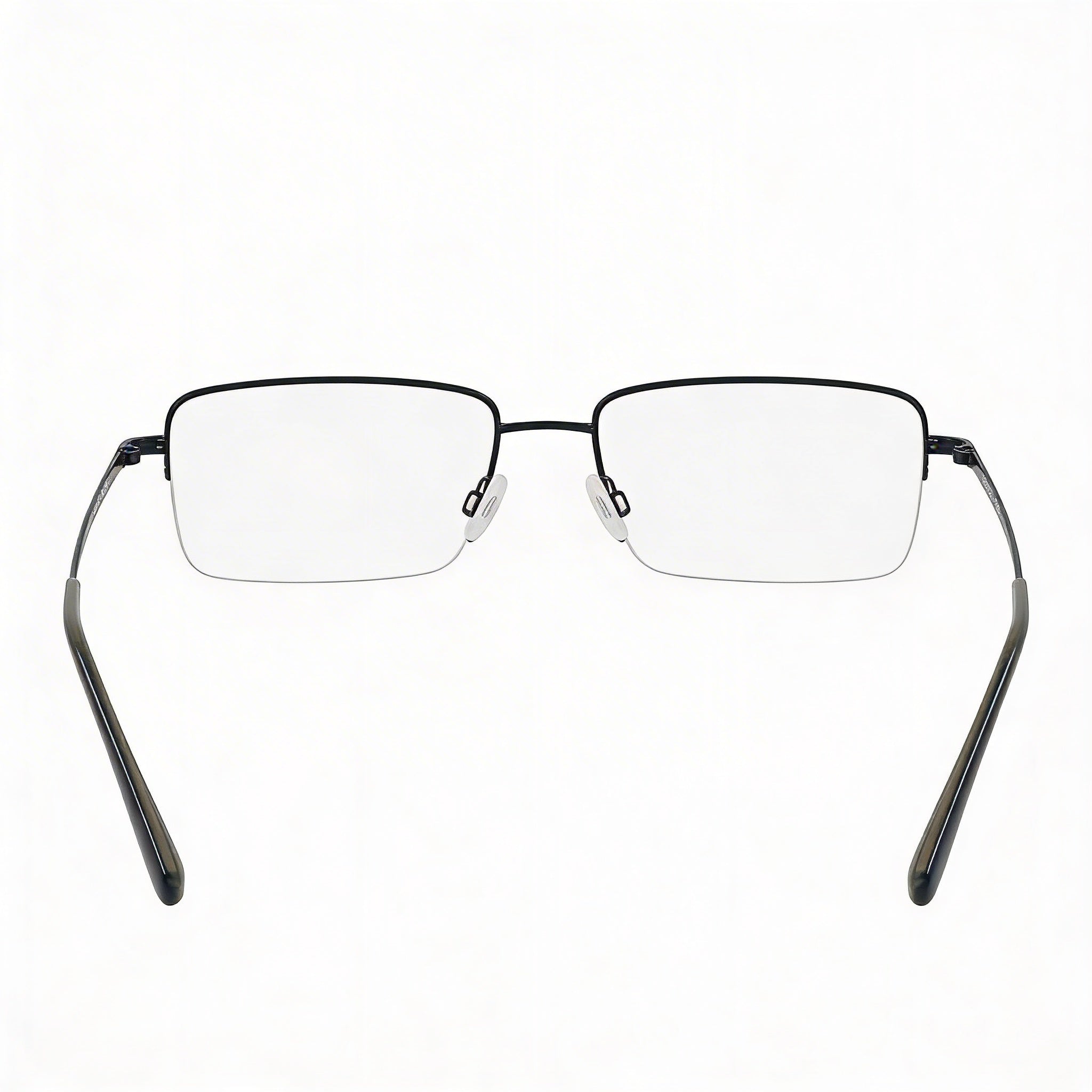 Gafas ópticas Flexon H6073 para hombre con montura satinada azul marino y lentes compuestas multicolor, talla 2-18-150, Photo 3