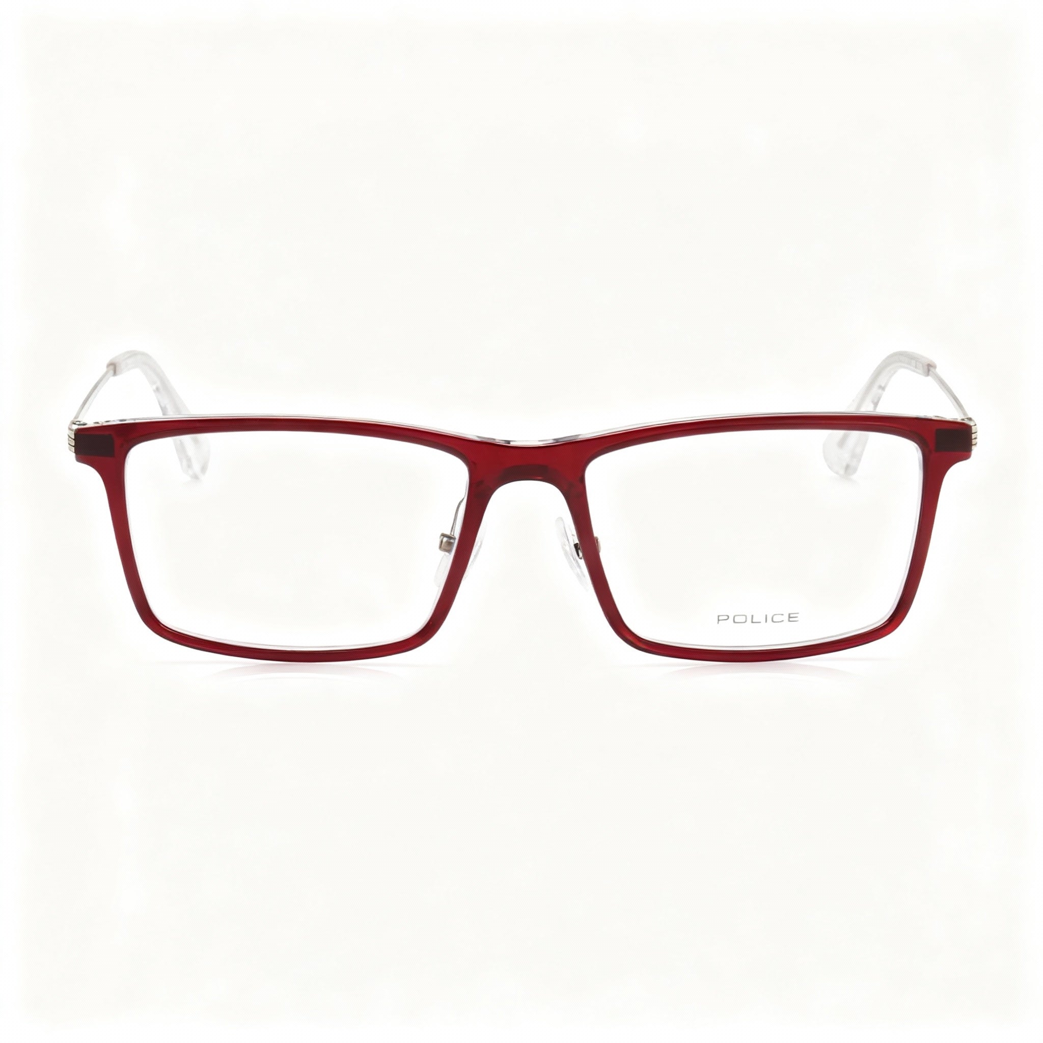 Gafas de sol Police PLD0852 Classic para hombre, montura óptica combinada de metal y aceite burdeos, 52-16-145, Photo 3