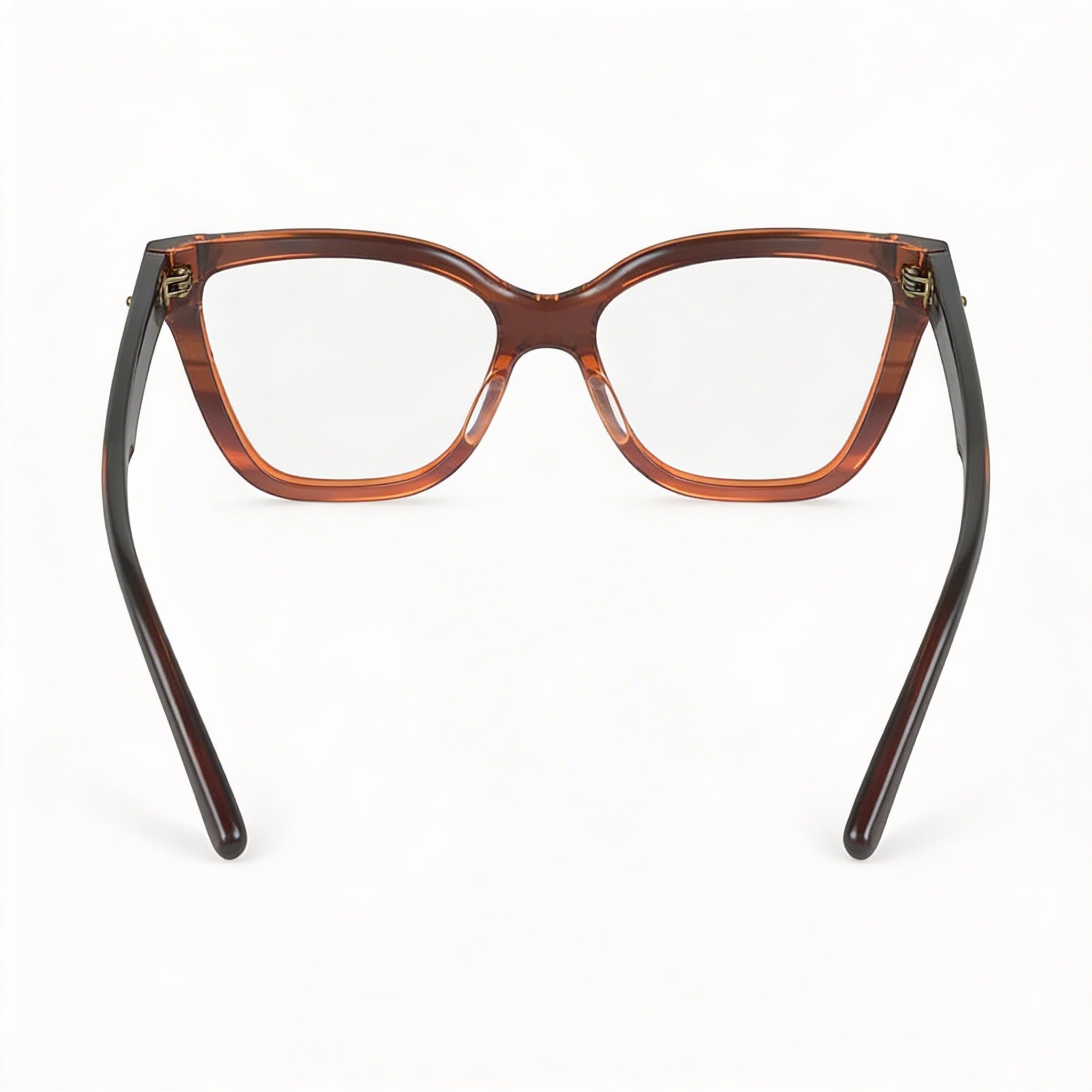 Calvin Klein Modern CK23543 Women's Acetate Striped Brown Non-Polarized Sunglasses 54mm, Photo 4