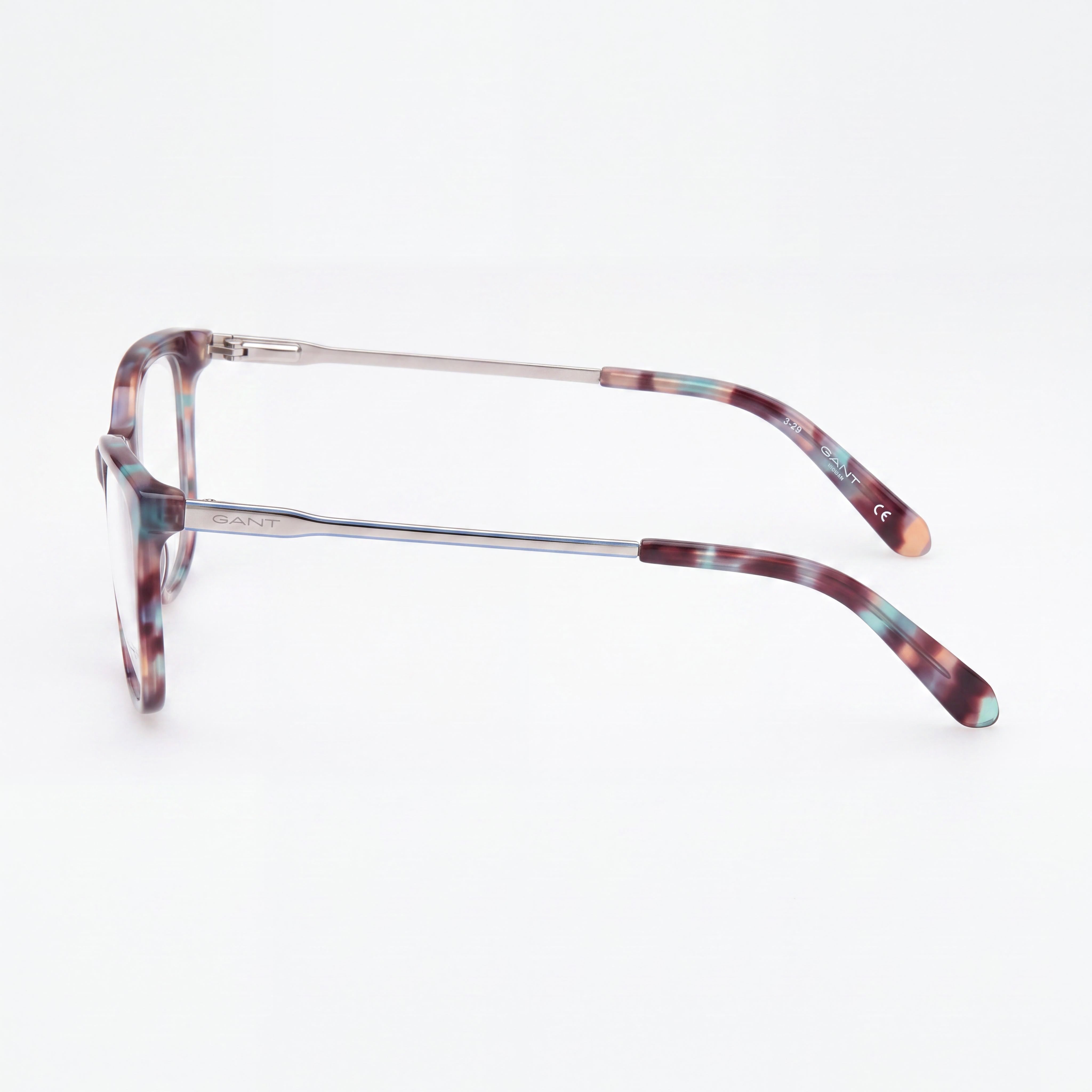 GANT Ga4104 Women's Havana Palladium Plastic Optical Frames with Clear Polycarbonate Lenses 50-17-140, Photo 2
