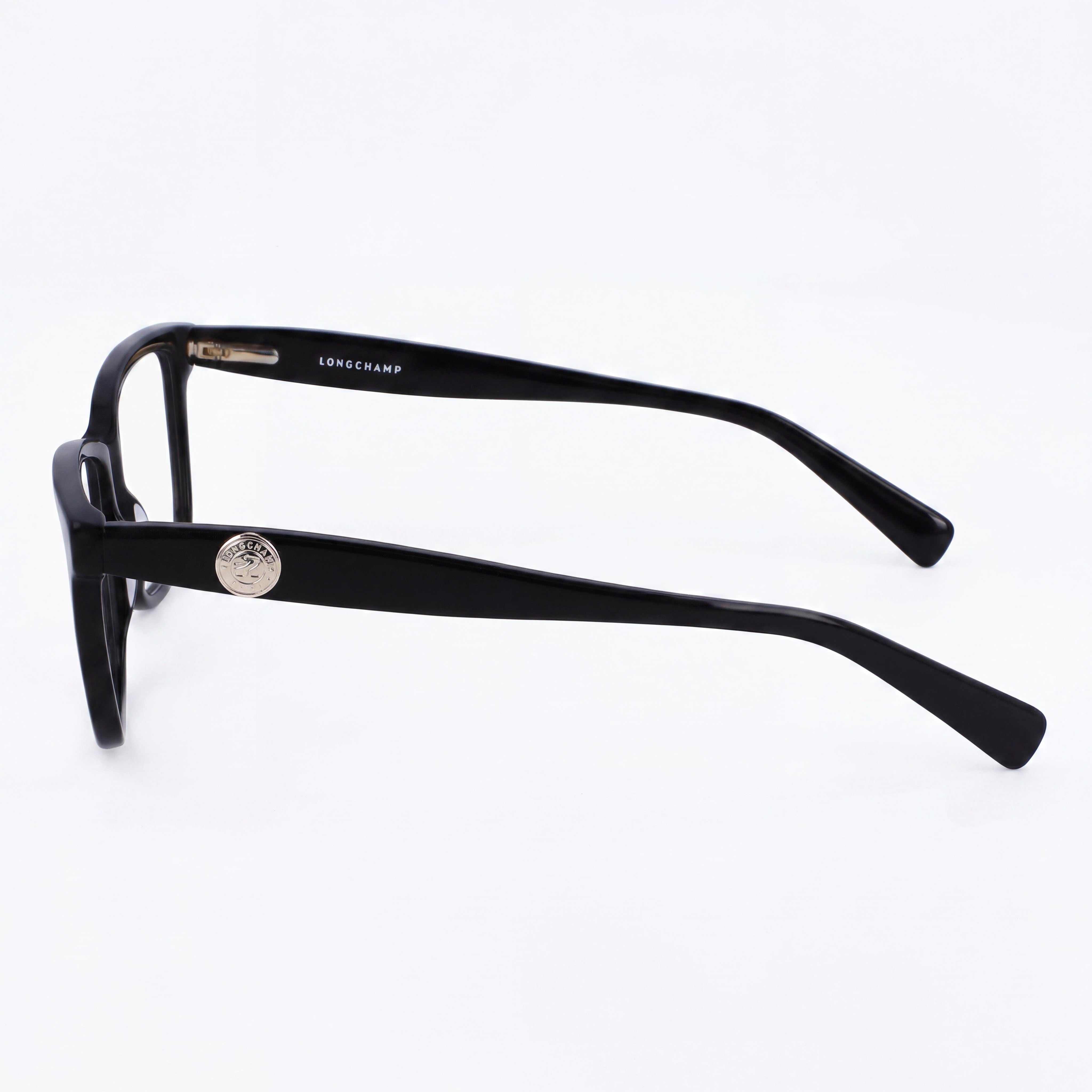 Longchamp Casual LO2716 Men's Black Square Plastic Frame Demo Optical Eyeglasses 54-15-140mm, Photo 3