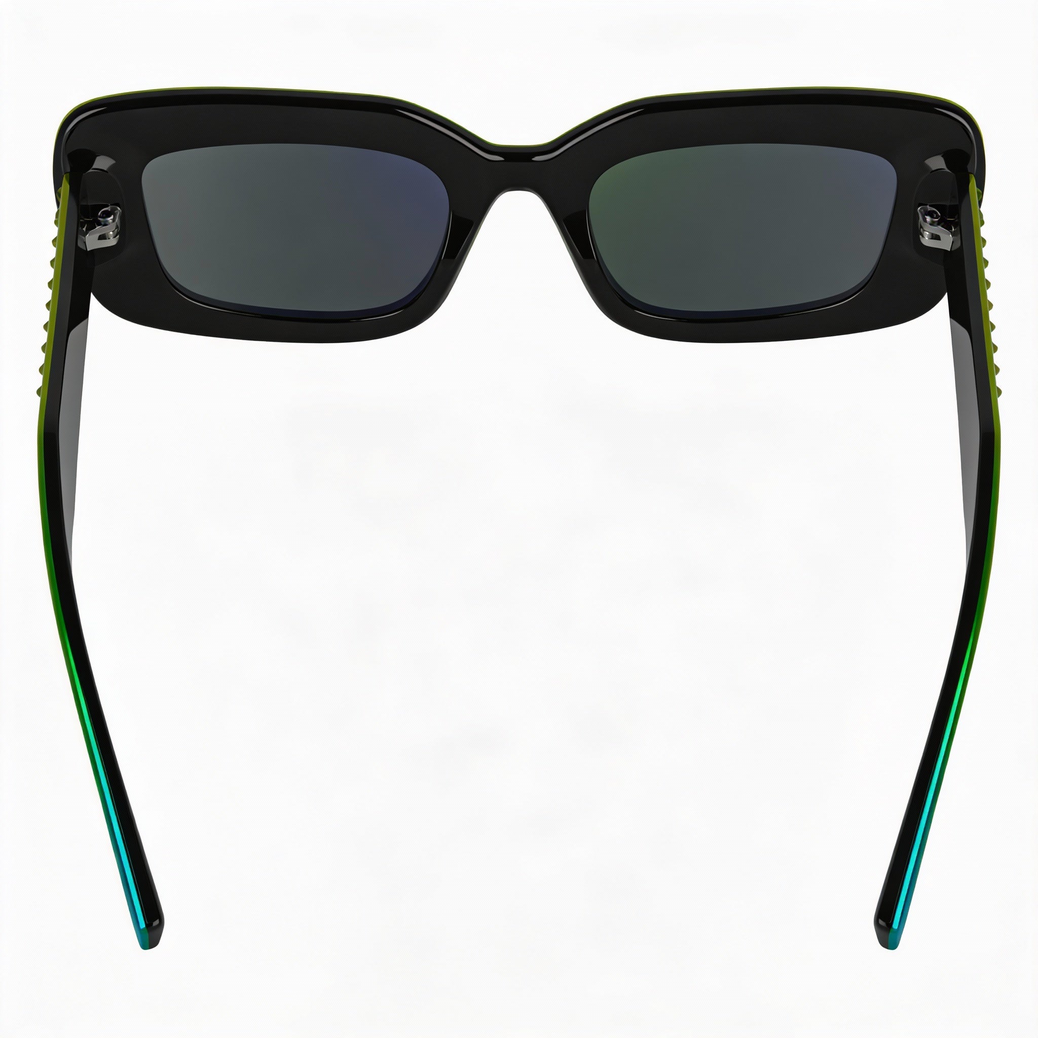Karl Lagerfeld Kl6164s Women's Plastic Eyewear Mirror Green Frame Smoke Green Mirror Lenses Non-Polarized UV Protection Size M, Photo 3