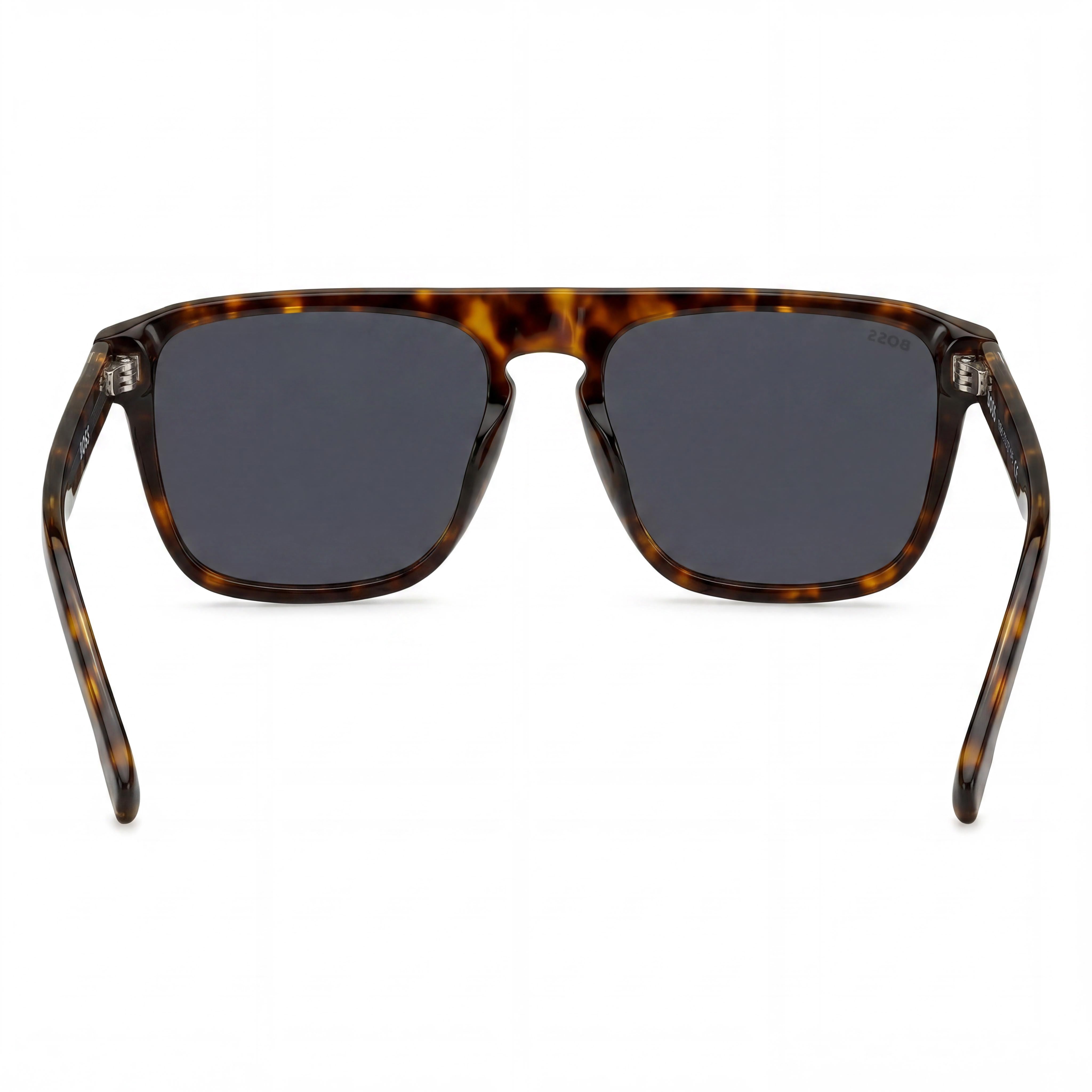 Hugo Boss Men's Style & Expression BOSS 1599/S Rectangular Eco Acetate Havana Frame Grey Lens Sunglasses 56-17-145mm, Photo 3