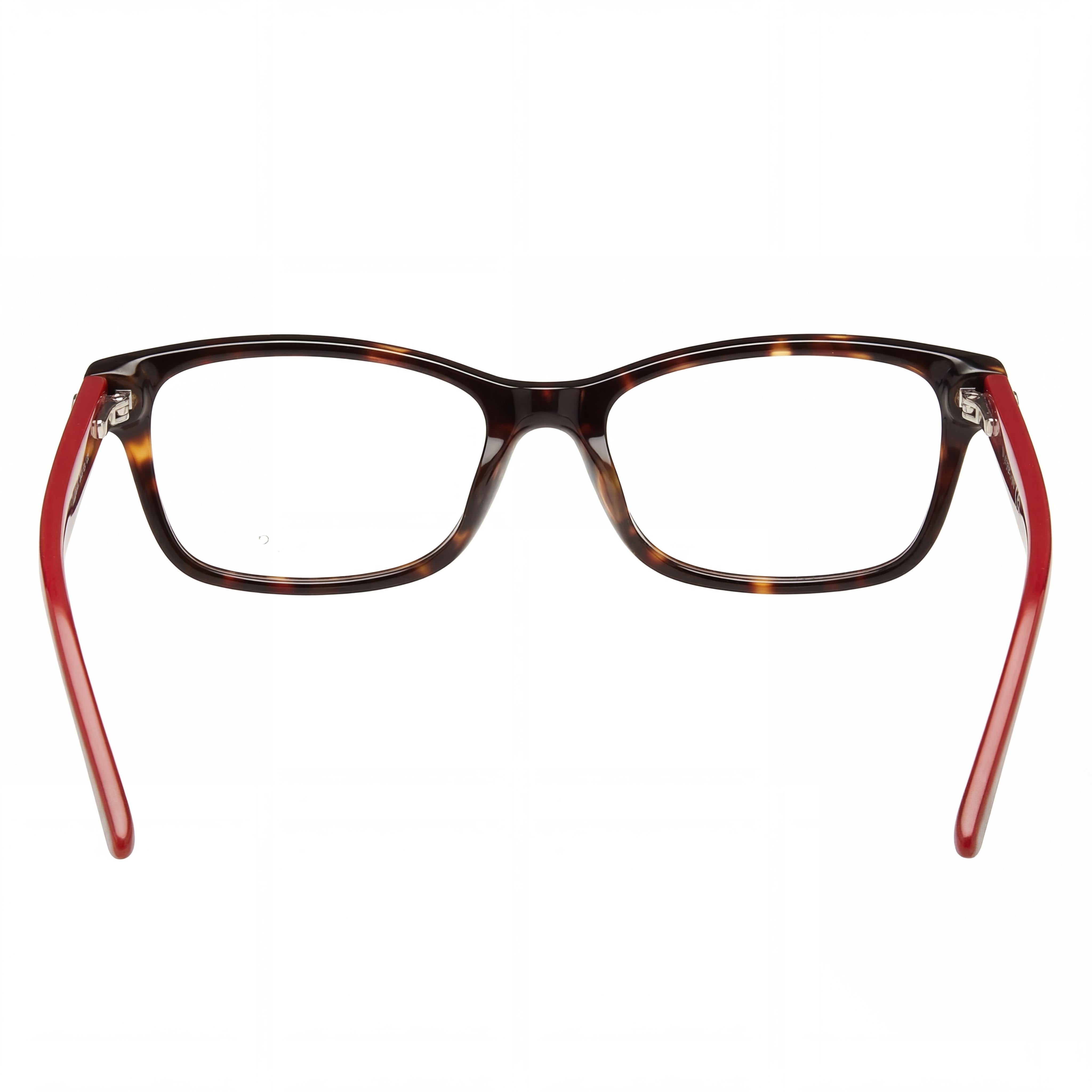GUESS Classic Women's Dark Havana Animal Print Plastic Frame Multicolor Lens Eyeglasses 51mm, Photo 3