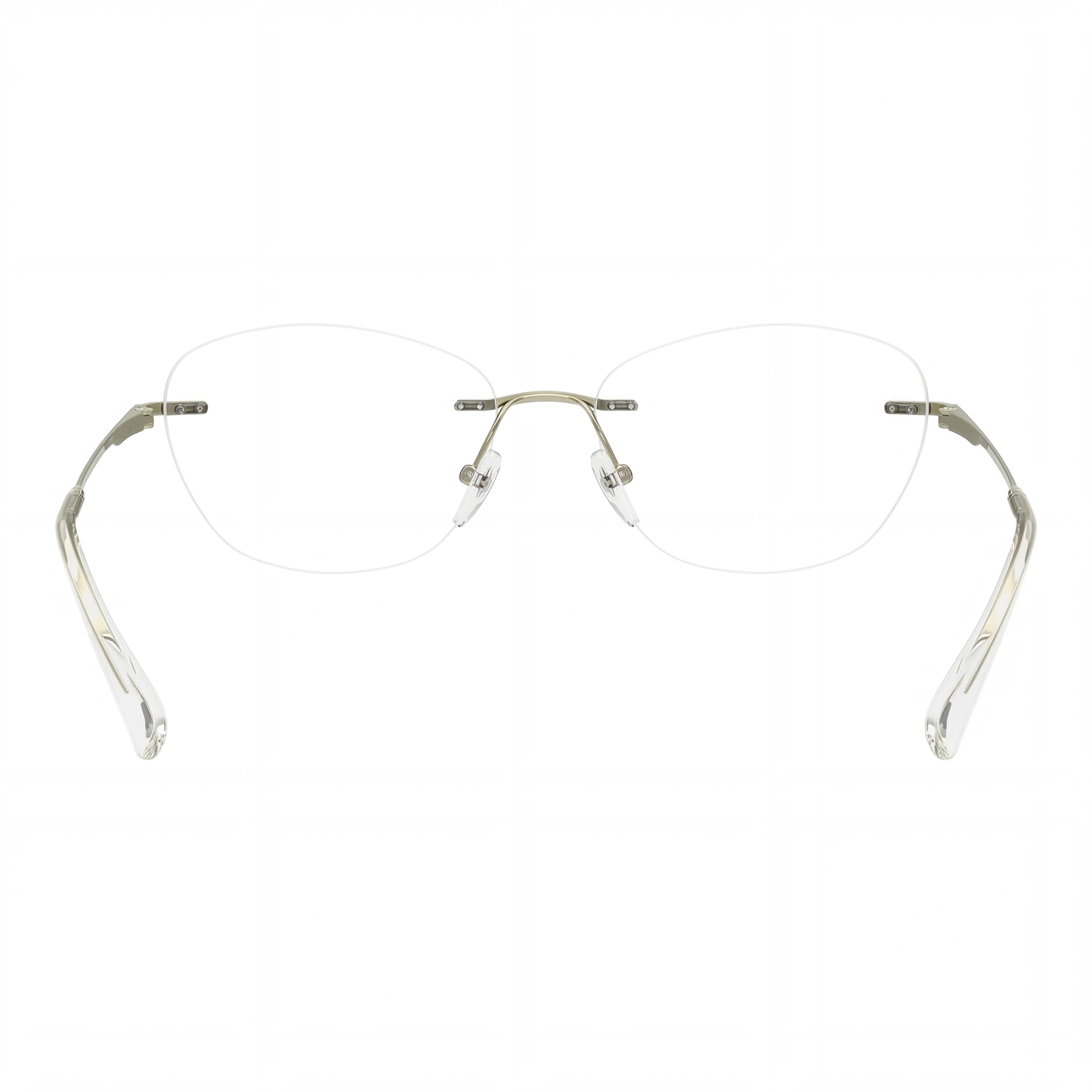 Emporio Armani Ea1167 Women's Metal Frame Eyeglasses with a Shiny Metallic Green Finish 53-16-140mm, Photo 4
