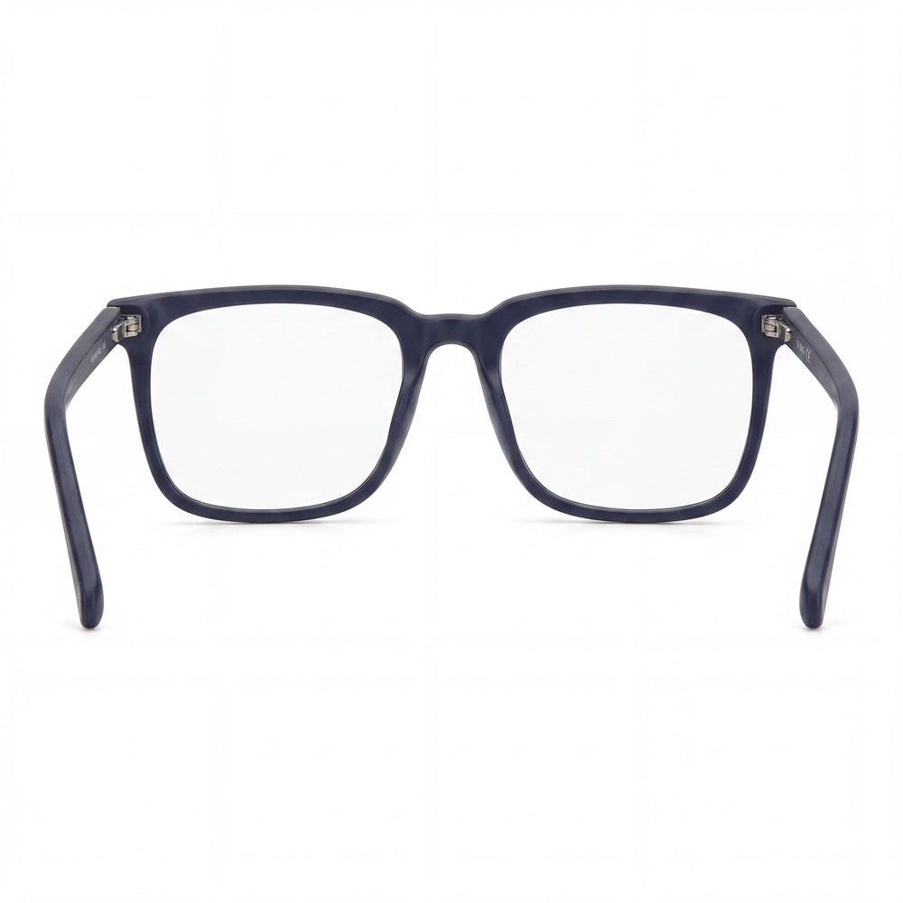 Fossil Fos 7089 Men's Rectangular Full-Rim Acetate Matte Blue Non-Polarized Sunglasses 50-18-140