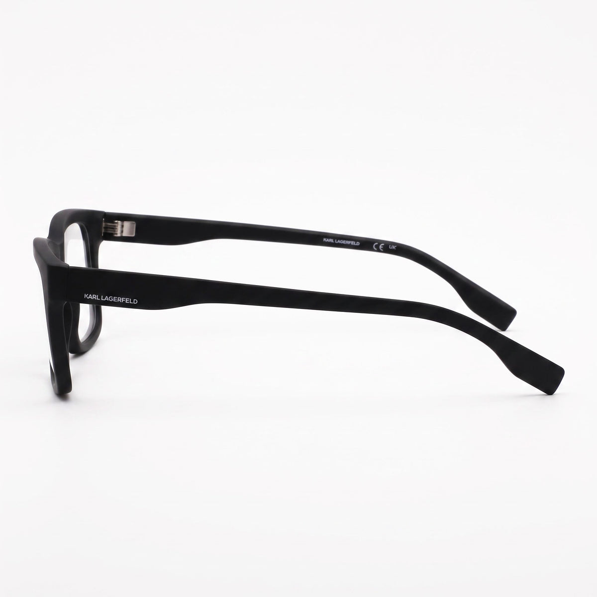 KARL LAGERFELD Modern Unisex Injected Frame Matte Black with Polycarbonate Non-polarised Lenses 53mm, Photo 2