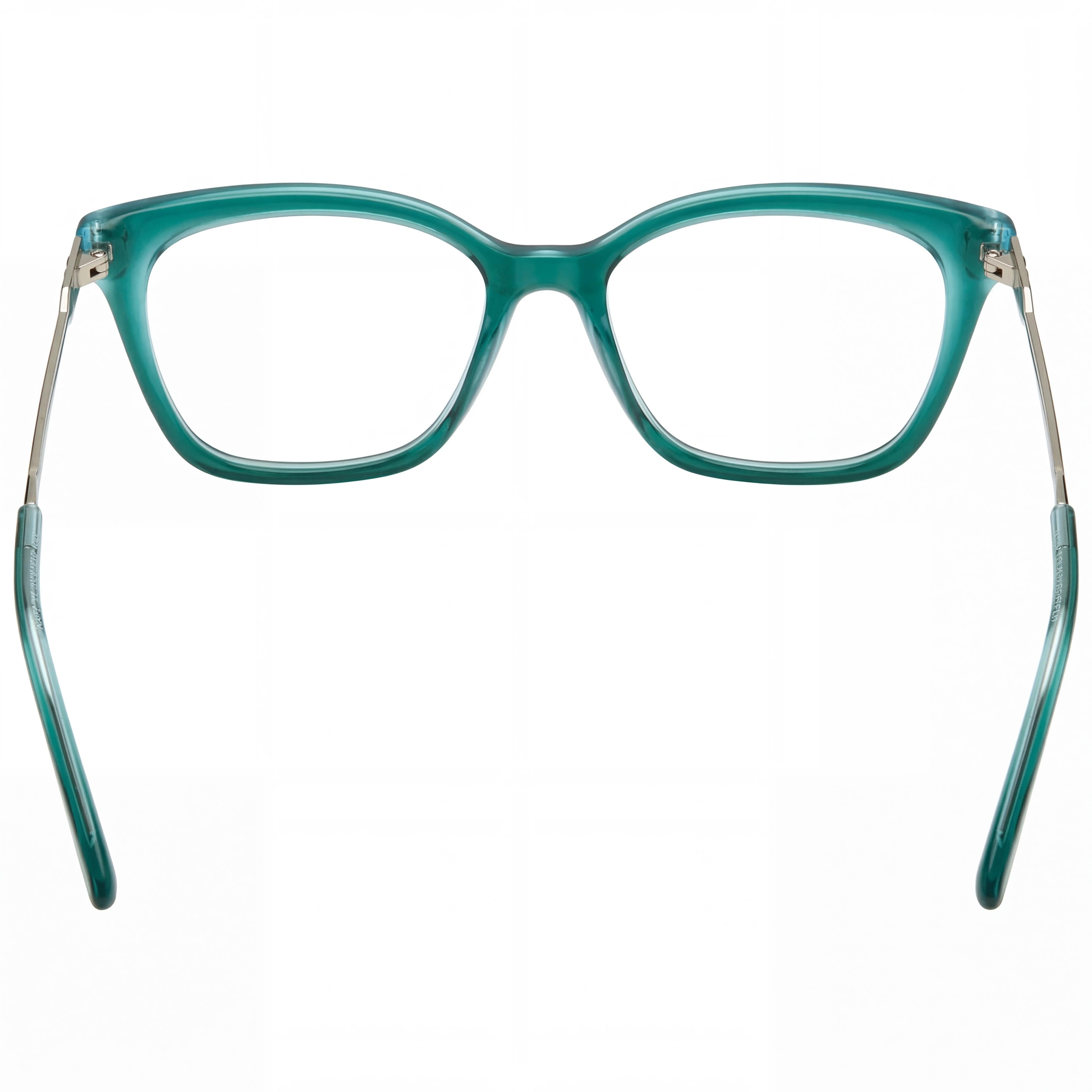 Gafas de sol KARL LAGERFELD Modern KL6108 para mujer, montura de acetato verde claro, lentes de policarbonato, 54 mm, Photo 4