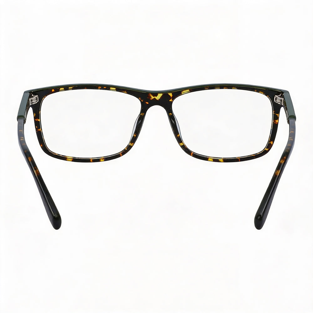 Lacoste L2860 215 Women's Full Rim Plastic Rectangular Eyeglasses Havana Military Green 55mm