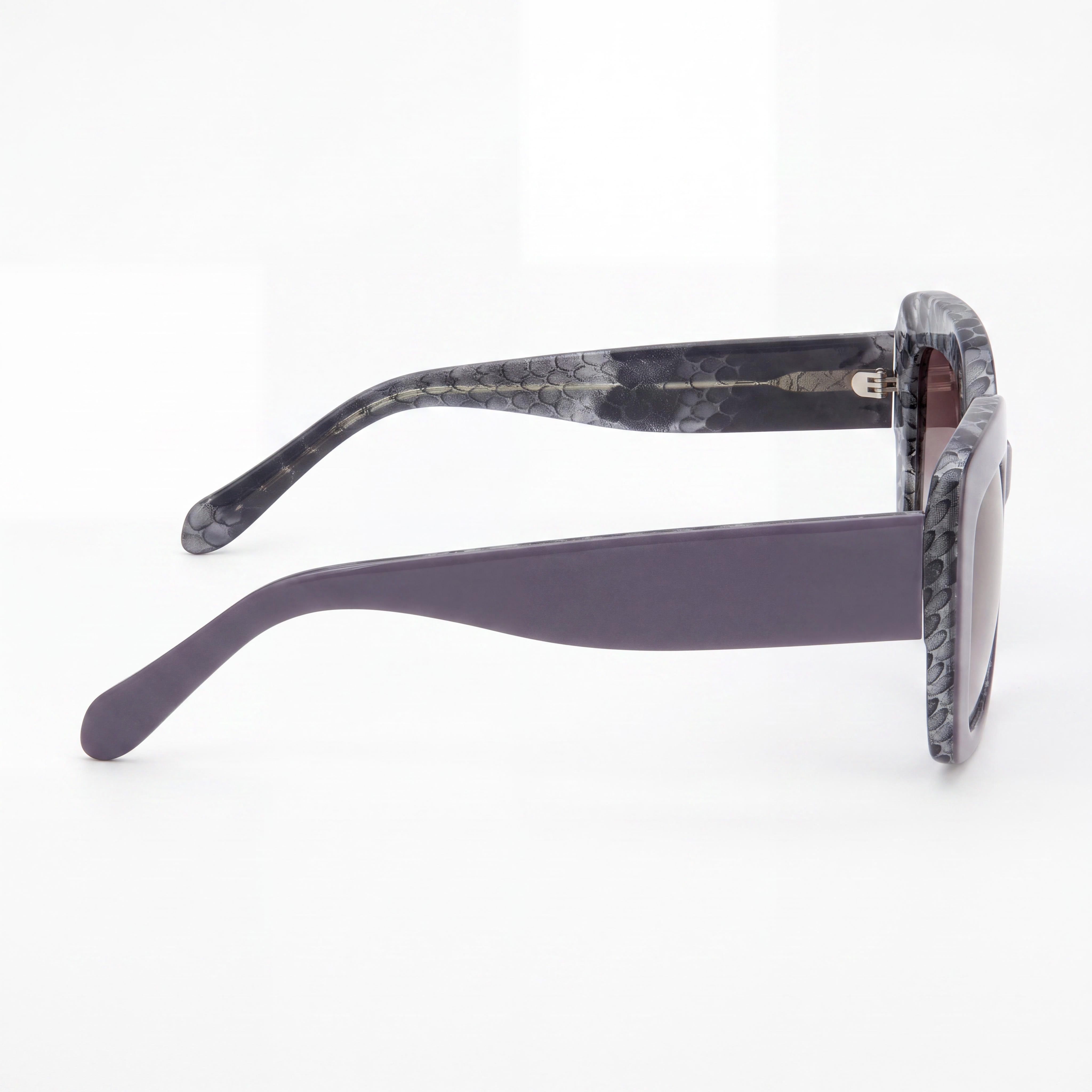 Gafas de Sol Rectangulares Fossil Fos 3158/S para Mujer, Color Malva/Marrón, Lentes Marrones Degradadas, Protección UV, 54mm, Photo 3