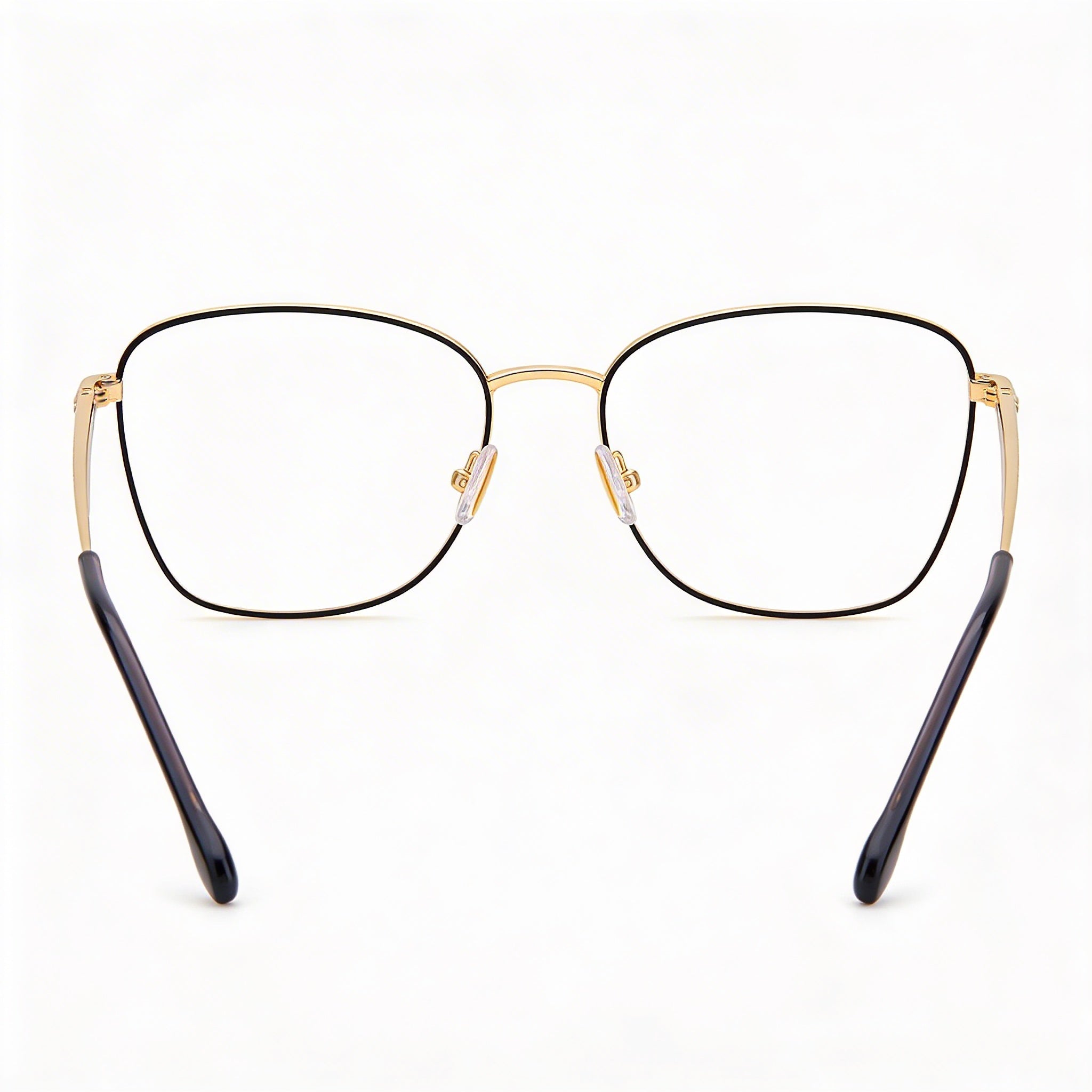 Isabel Marant Classic Women's Eyeglasses with Stainless Steel Frame in Black Gold, 54mm Lens Width, Photo 3