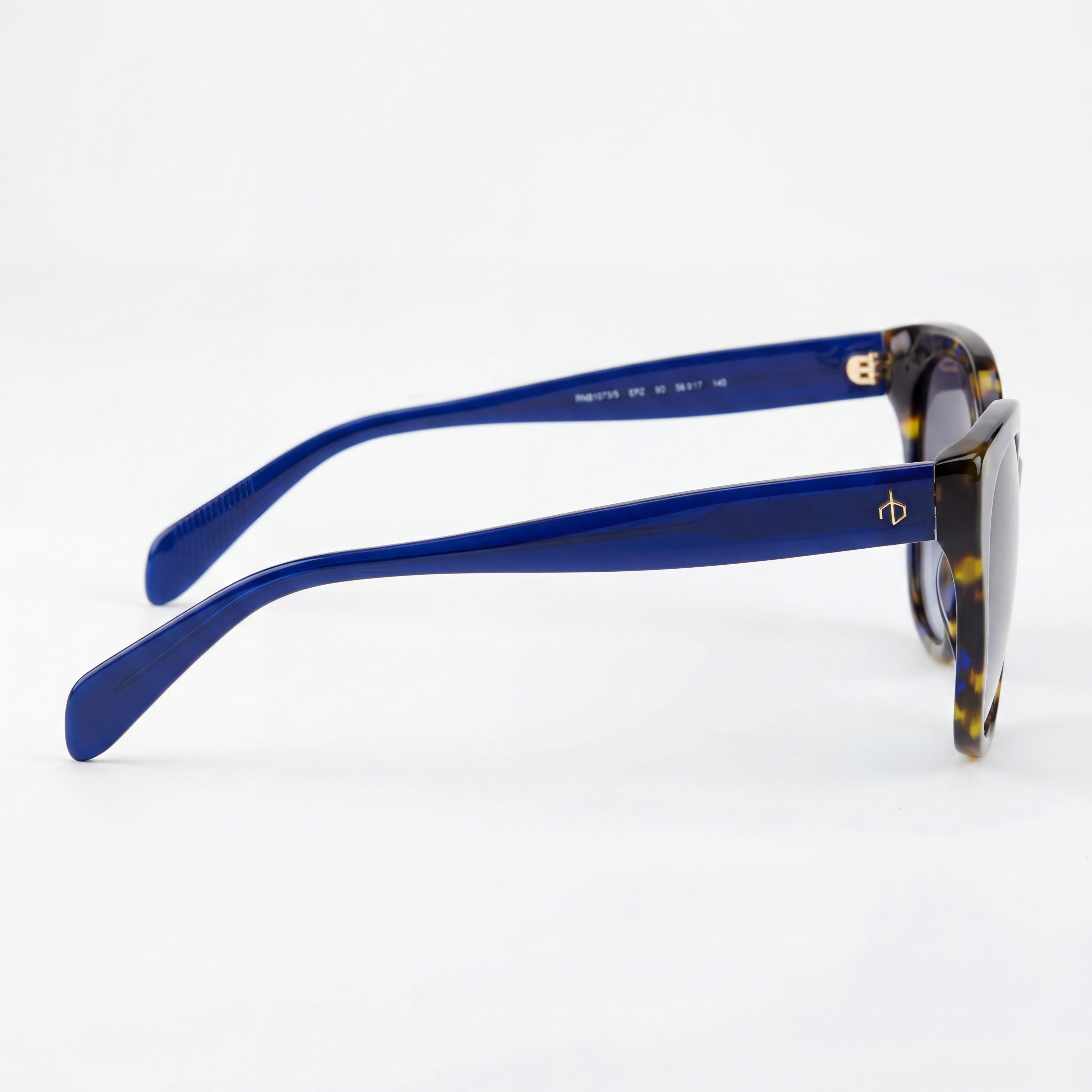 rag & bone Modern Heritage Women's Yellow Havana Grey Acetate Dark Grey Shaded UV Protection Non-Polarized 56mm, Photo 3