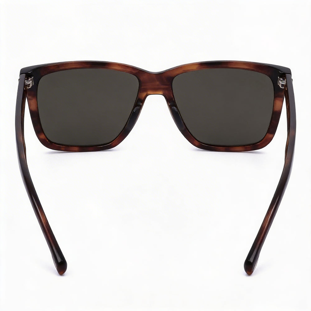 Hugo Boss 1598/S Style & Expression Unisex Rectangular Eco Acetate Brown Horn Grey Lens 55mm Sunglasses