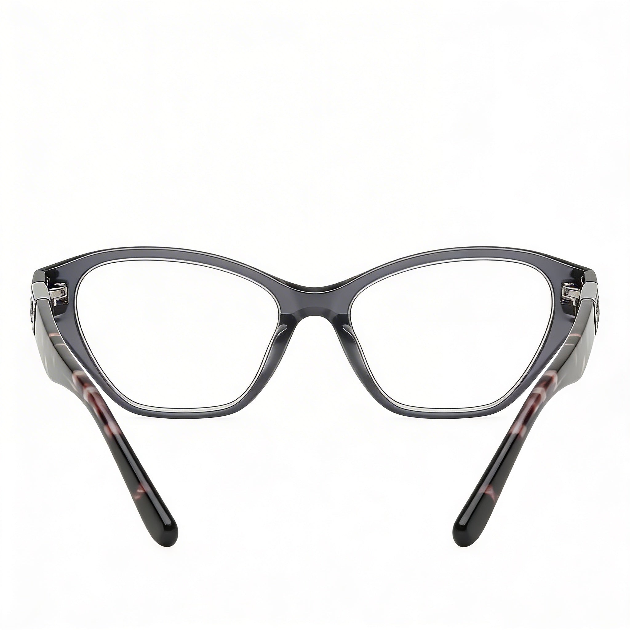 Gafas GUESS de mujer a la moda con montura gris brillante y lentes de policarbonato no polarizadas, tamaño 51-16-135, Photo 3
