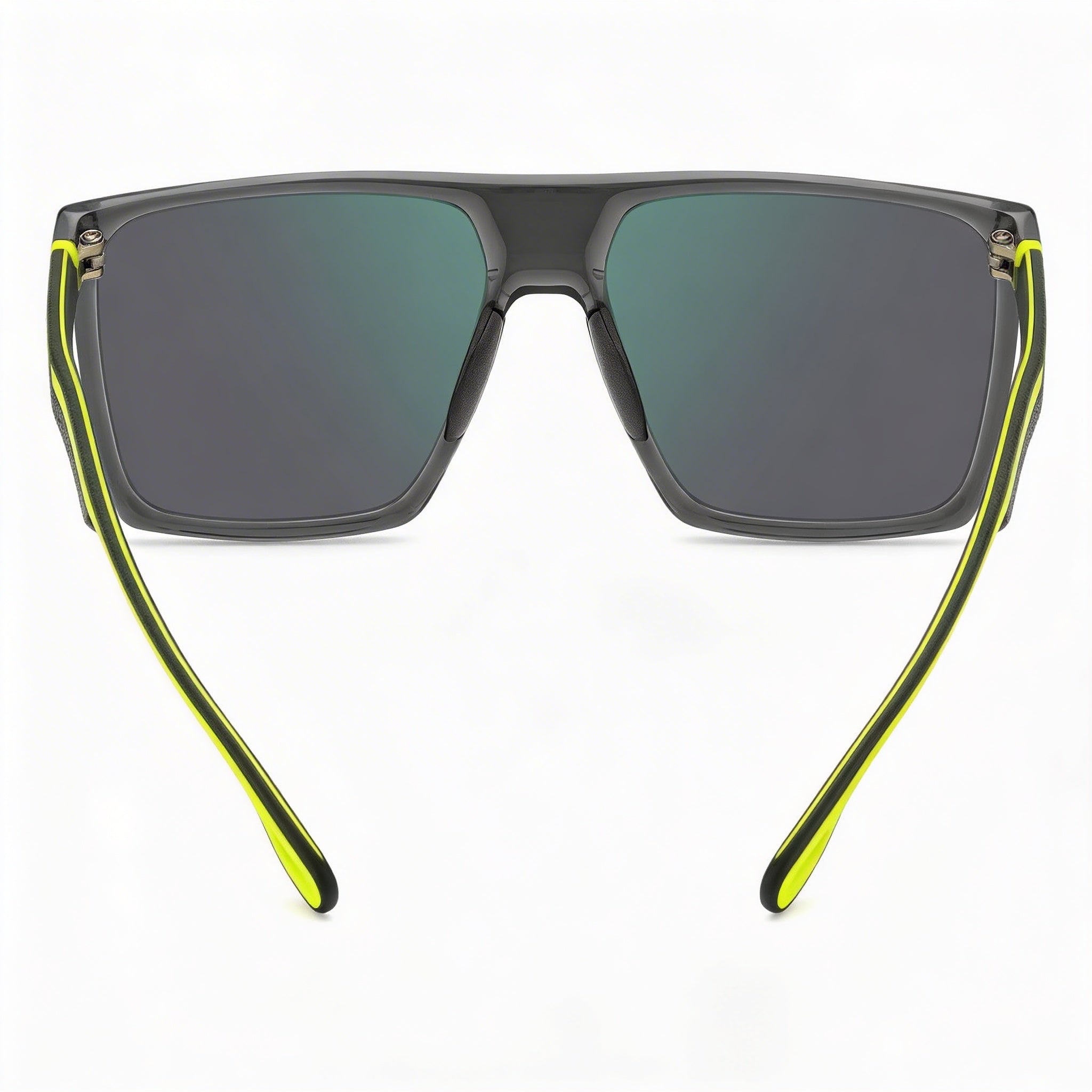Carrera CASUAL Women's Eco Polyamide Grey Yellow Fluo Non-Polarized UV 400 Sunglasses, 58mm Lens Width, Photo 3