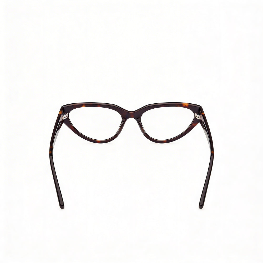 Guess Gu50113 Women's Dark Havana Eyeglasses Frame, Designed for Prescription Lenses, Size 53-18-145