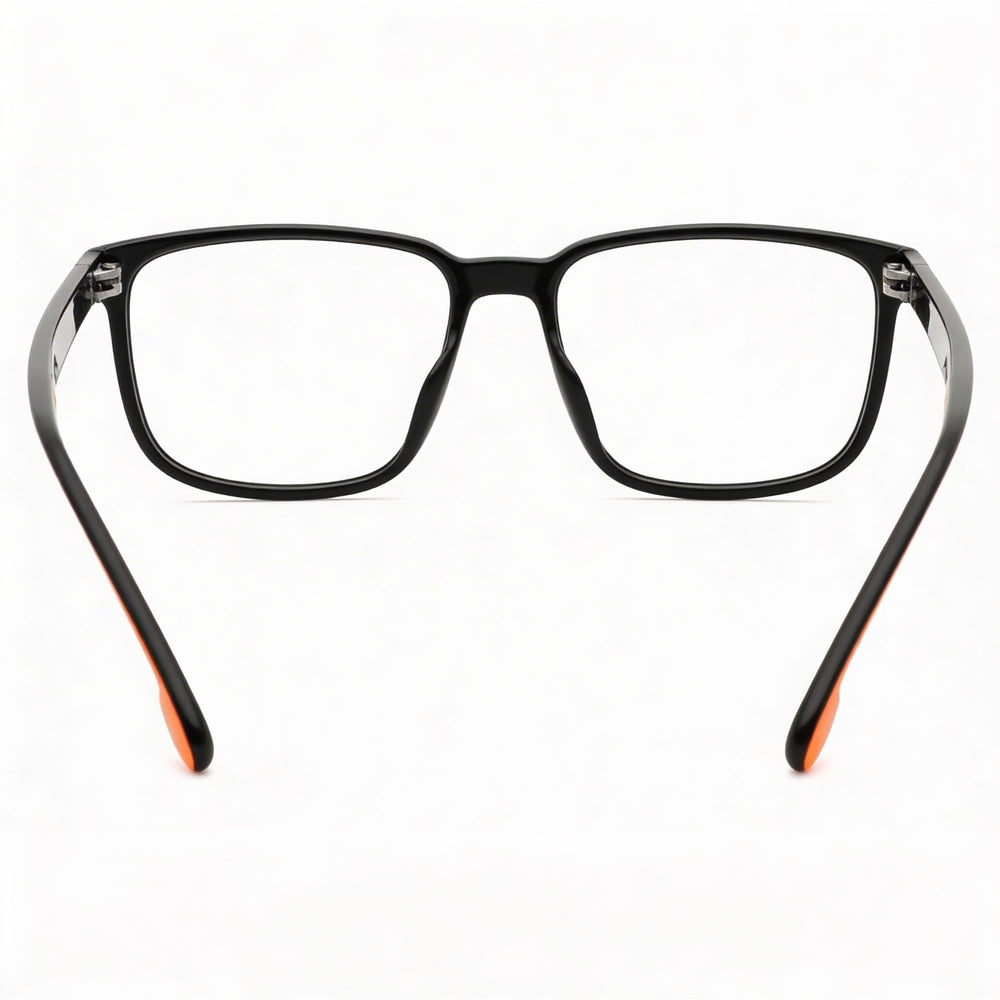 Gafas Carrera 8894 unisex de poliamida, color negro y naranja, con lentes de policarbonato, 55-17-145 mm
