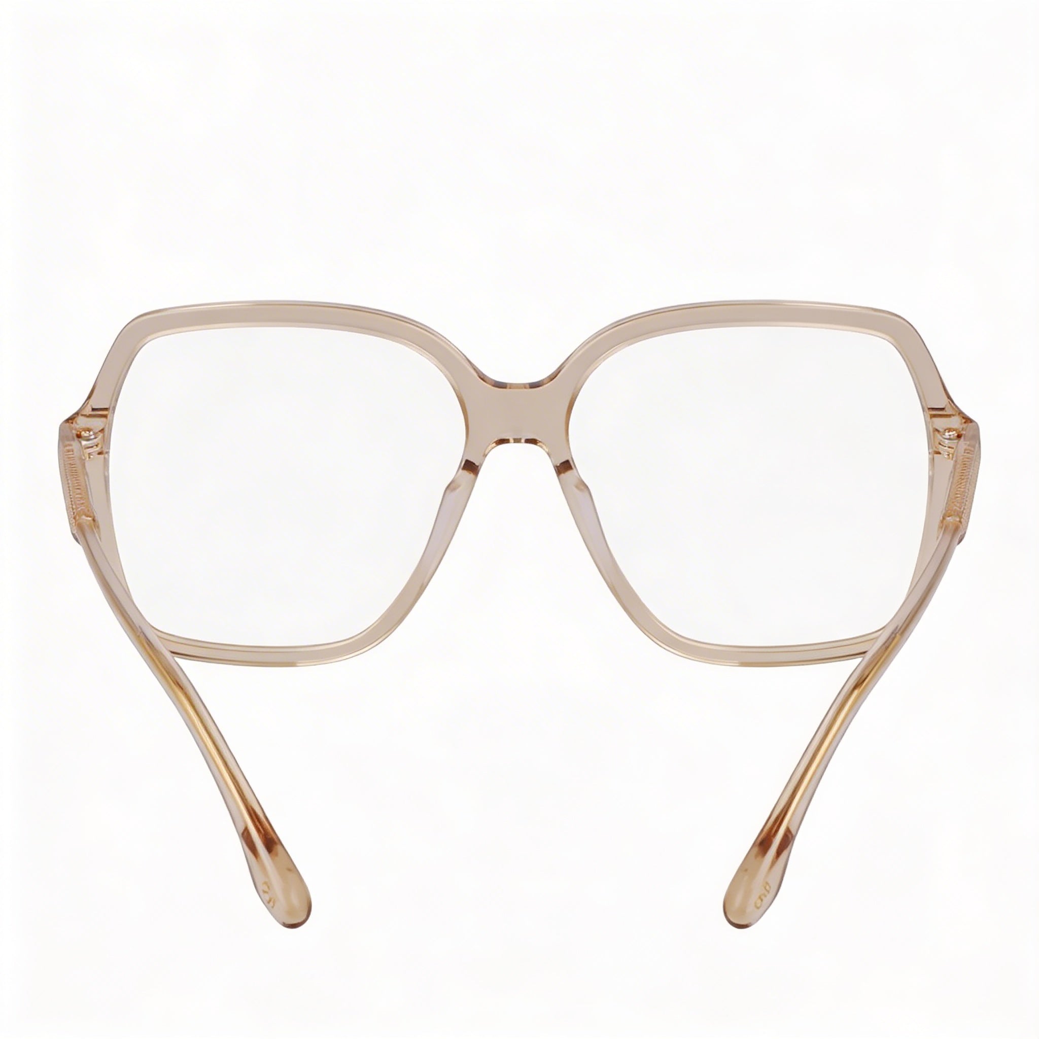Victoria Beckham Vb2650 Women's Ophthalmic Eyeglasses in Transparent Beige, Lens 57mm, Bridge 15mm, Temple 140mm, Photo 4