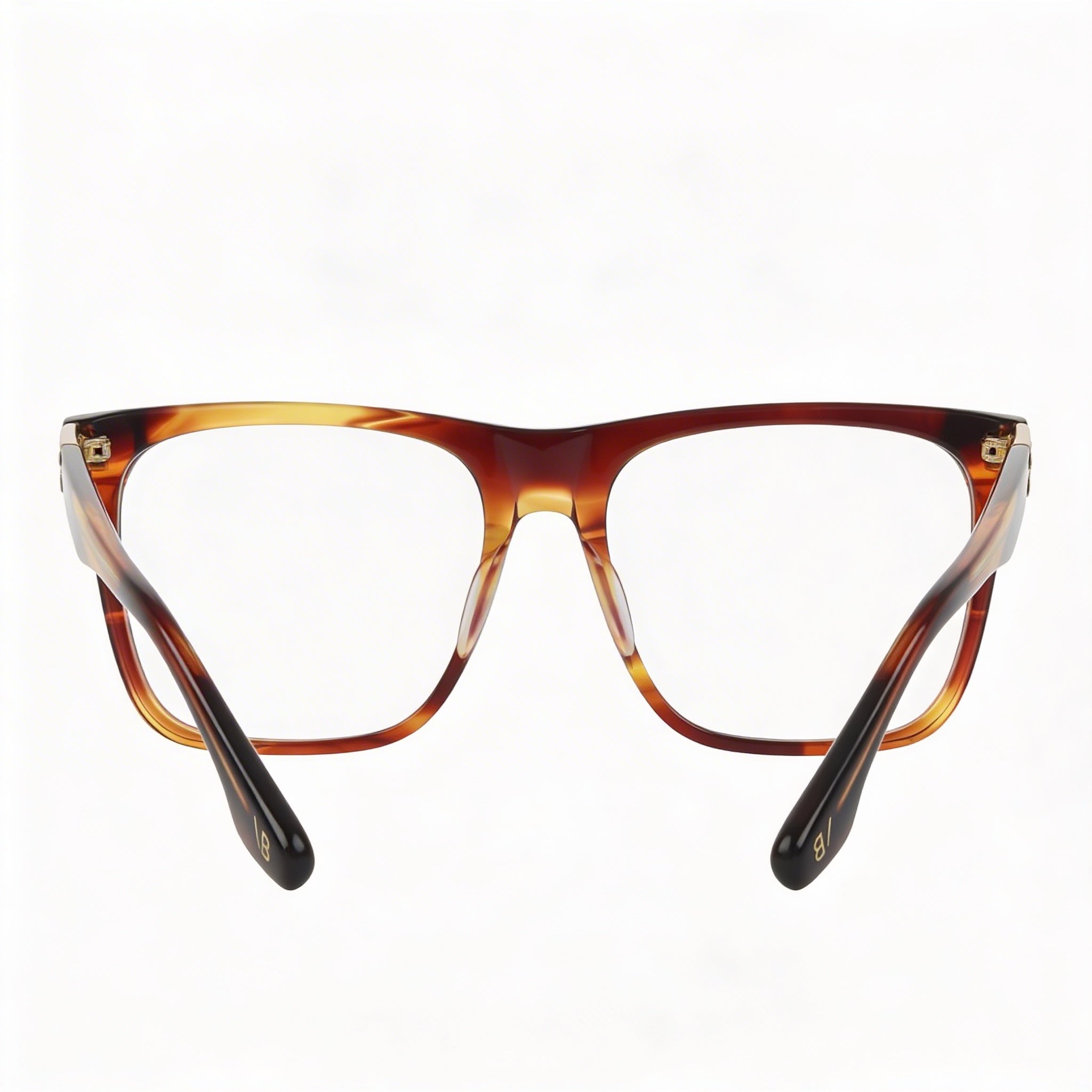 Victoria Beckham Vb2679 Ophthalmic Eyeglasses Frame for Women in Striped Brown, Size 53-17-140, Photo 3