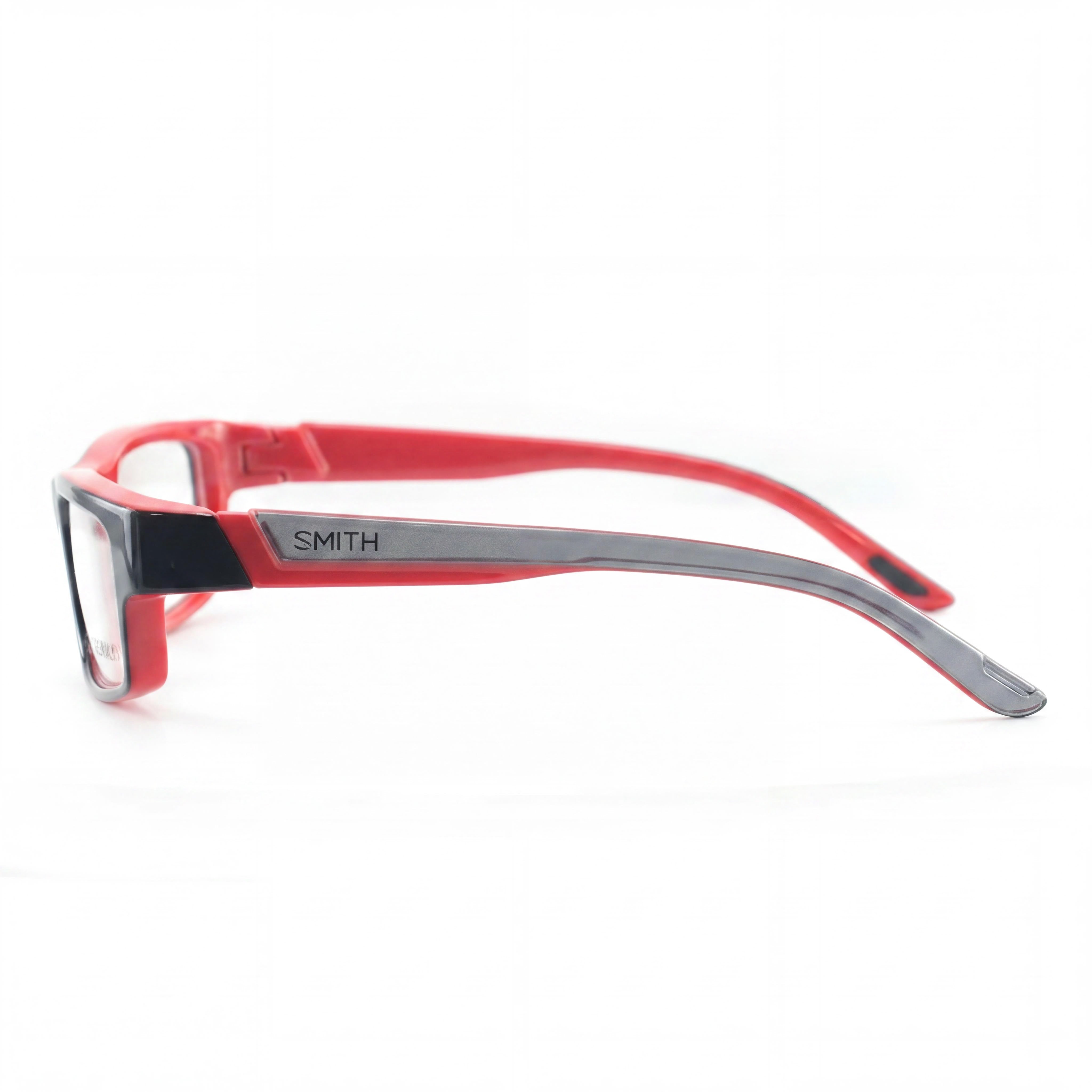 Smith Odyssey 0MV5 Men's Rectangular Black Red Plastic Non- Rx-Able Eyeglasses 53-19-140, Photo 3