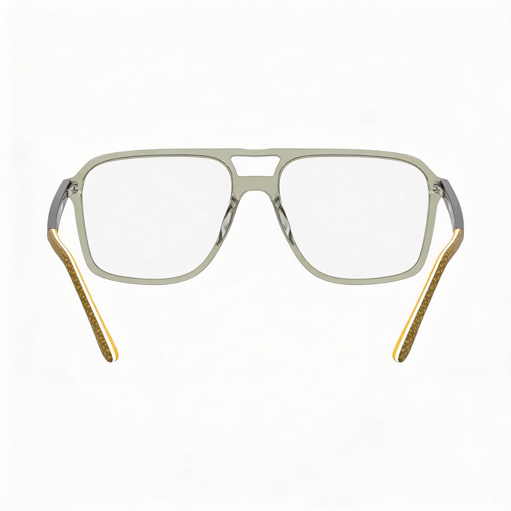 Lacoste Casual Unisex Transparent Grey Acetate Eyeglasses with Transparent Lenses 58mm