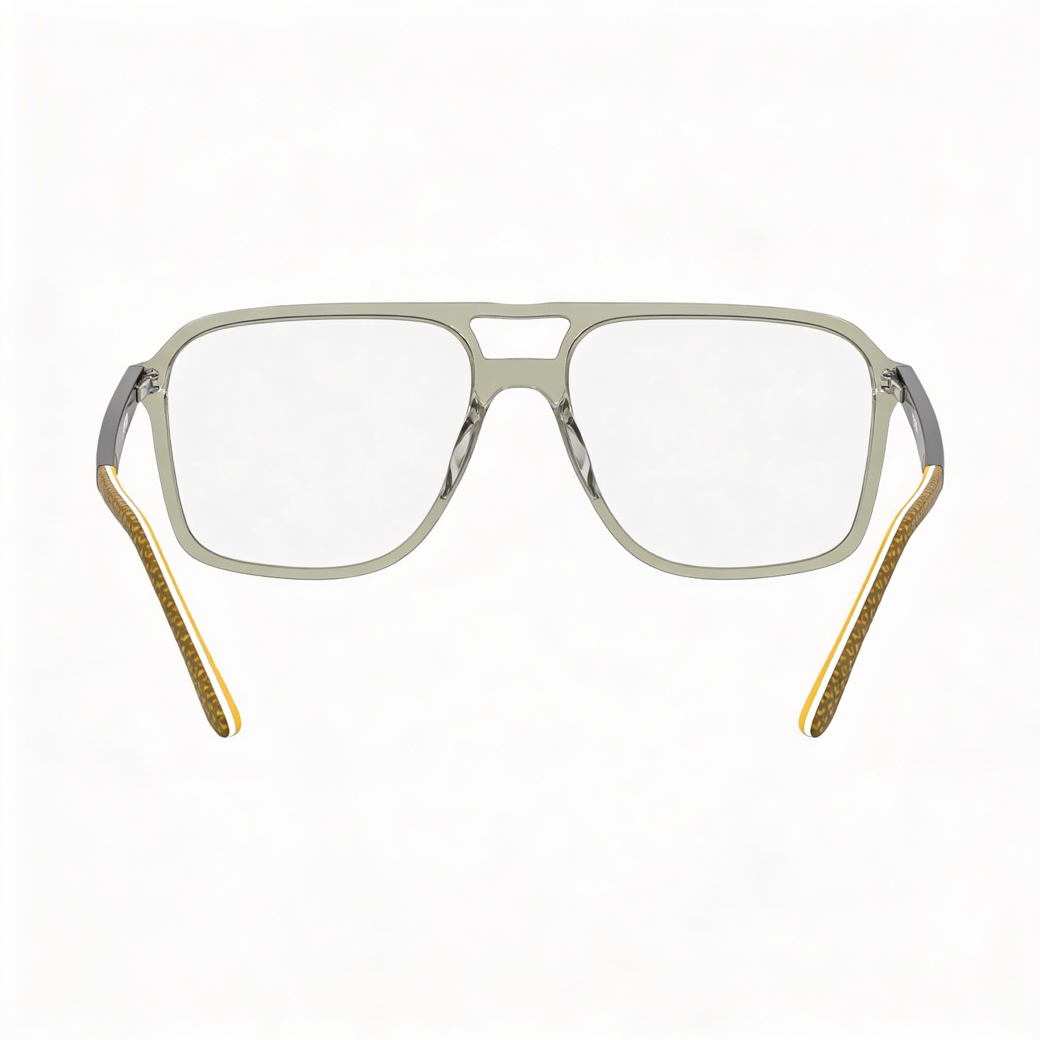 Lacoste Casual Unisex Transparent Grey Acetate Eyeglasses with Transparent Lenses 58mm, Photo 3