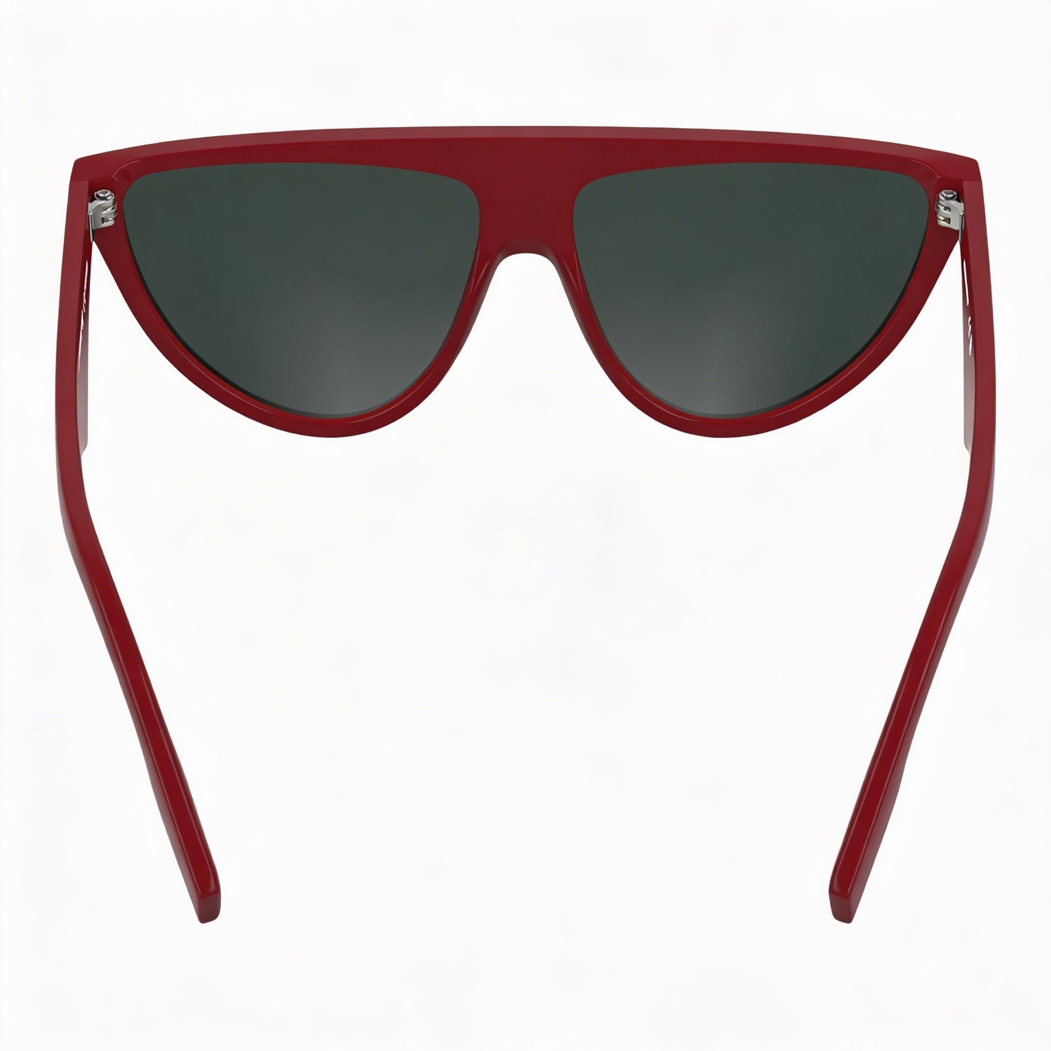 KARL LAGERFELD Kl6185s Gafas de sol de mujer rojas de protección UV con montura de plástico de ojos de gato y lentes de policarbonato, Talla L, Photo 3