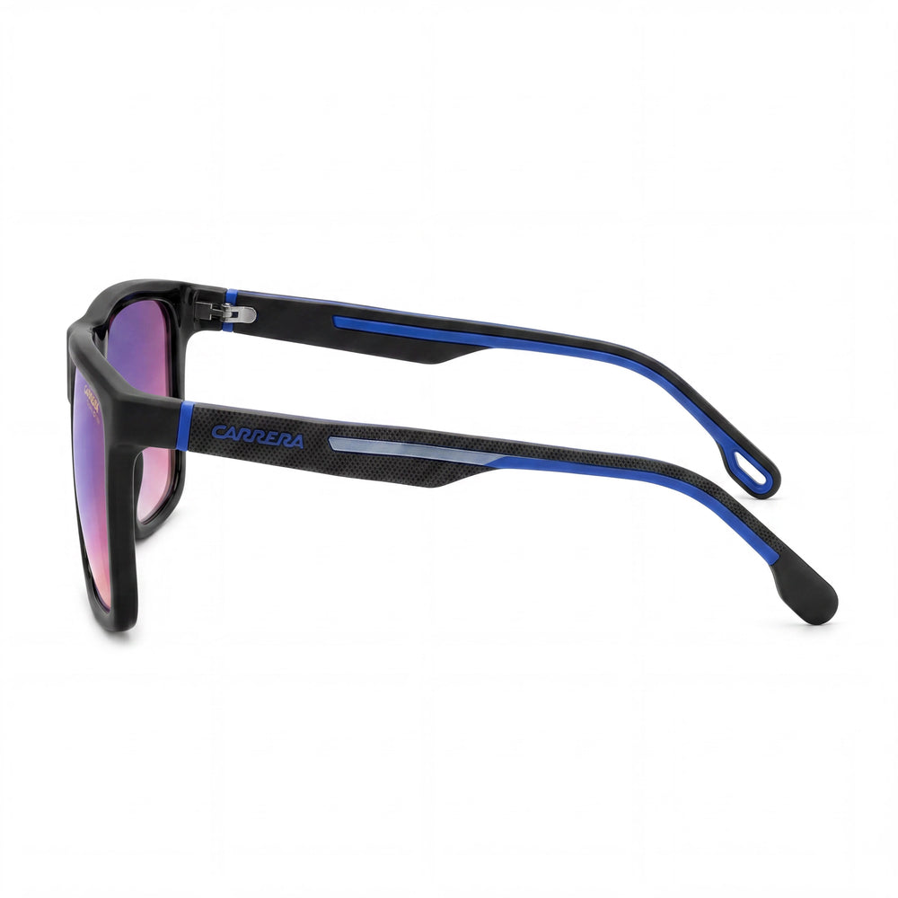 Carrera 4019/S Men's Black Blue Shaded Red Plastic UV Protected Non-Polarized Coachella Festival Edition Sunglasses 58mm