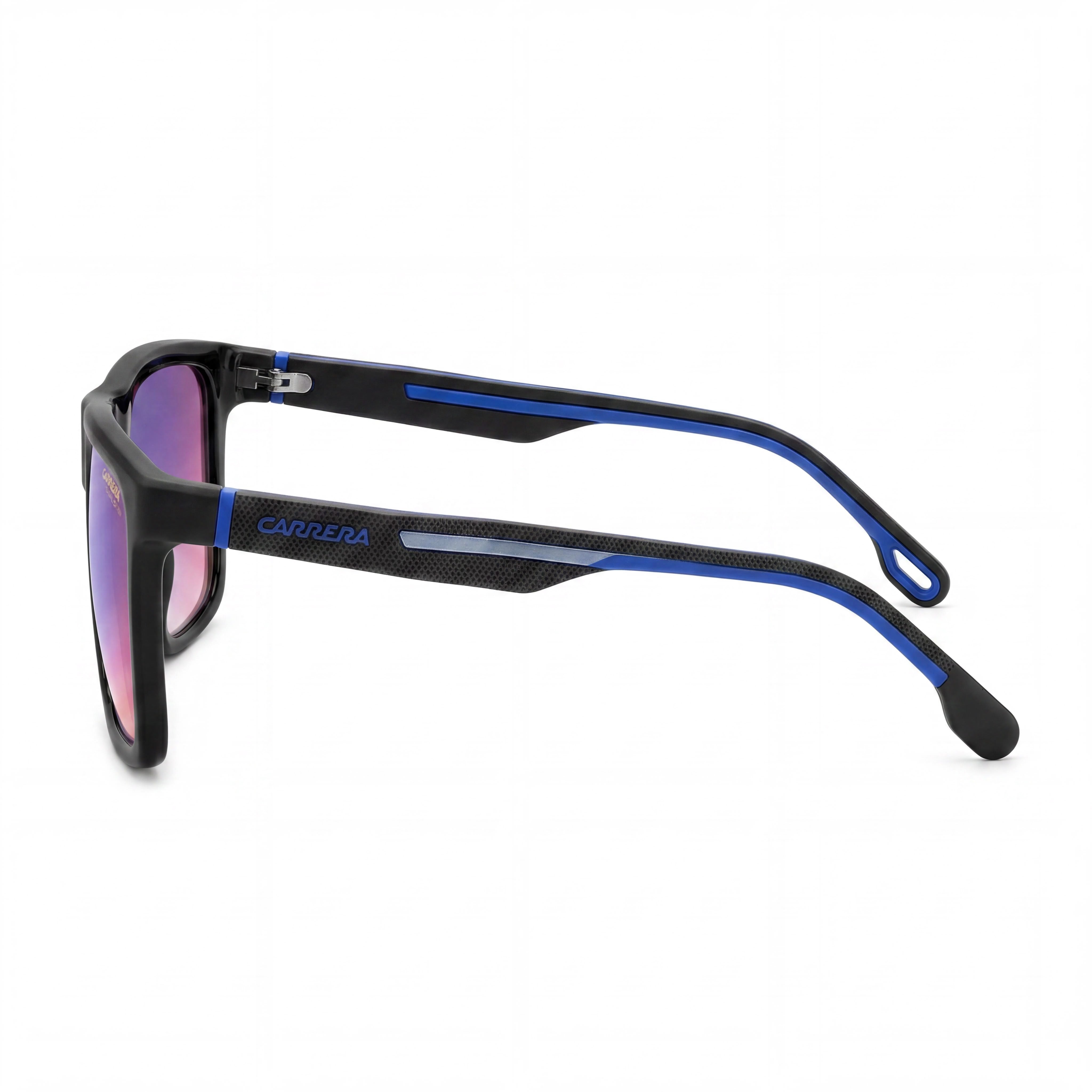 Gafas de sol Carrera 4019/S para hombre, edición Festival Coachella, de plástico, con protección UV, no polarizadas, 58 mm, color negro, azul y rojo degradado, Photo 3