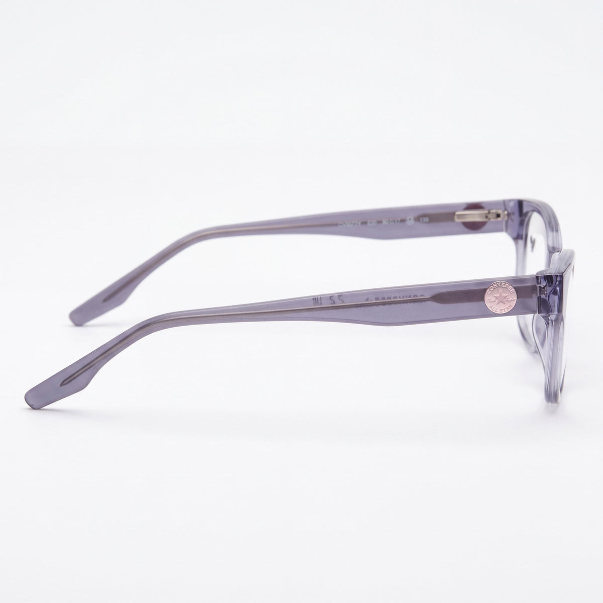 Converse Cv5073y Women's Optical Eyeglasses, Acetate Frame in Crystal Grey Color, 50mm Lens Width, Photo 3