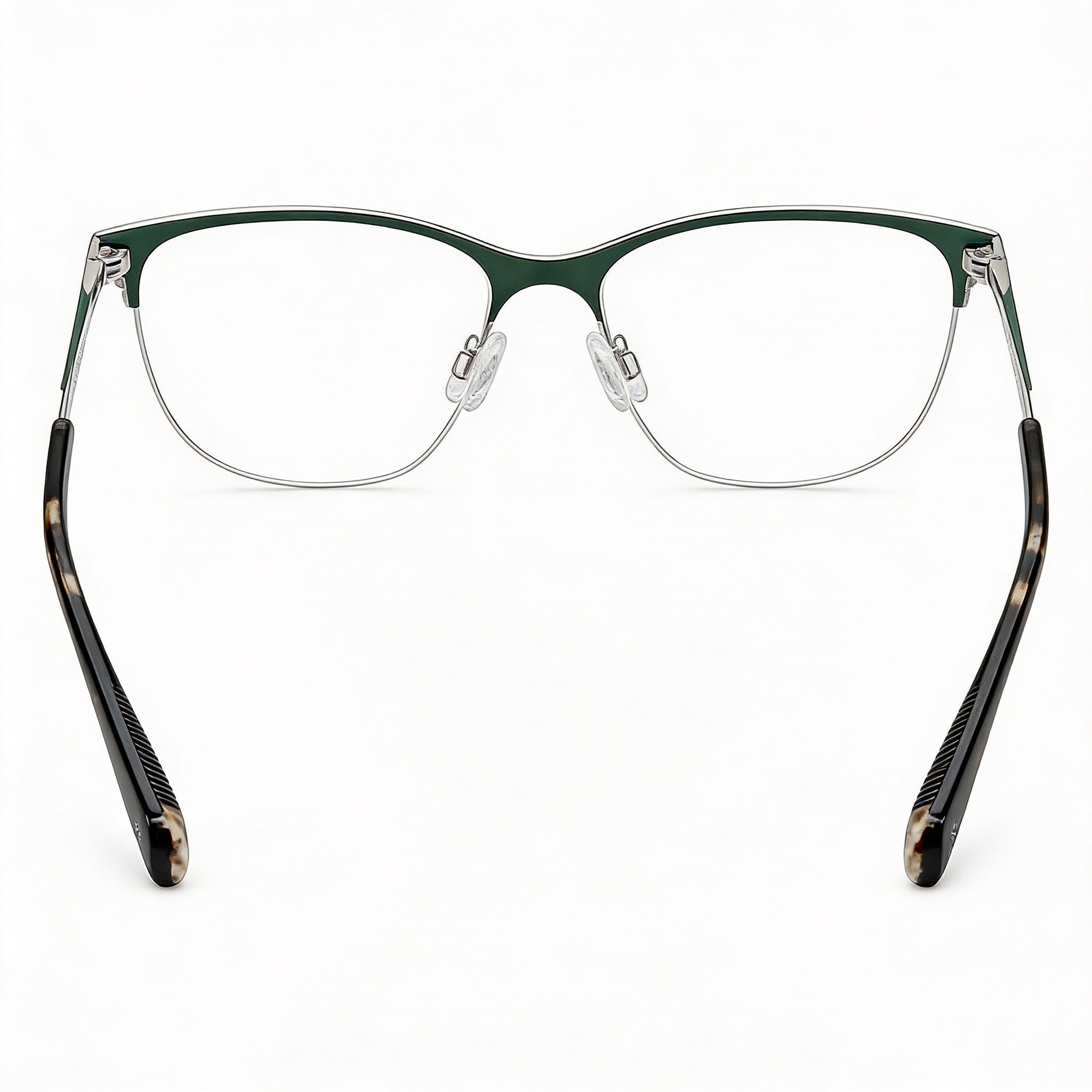 rag & bone RNB3034 Women's Green Stainless Steel Rectangle Full Rim Light Adaptive Eyeglasses 54-15-135, Photo 3