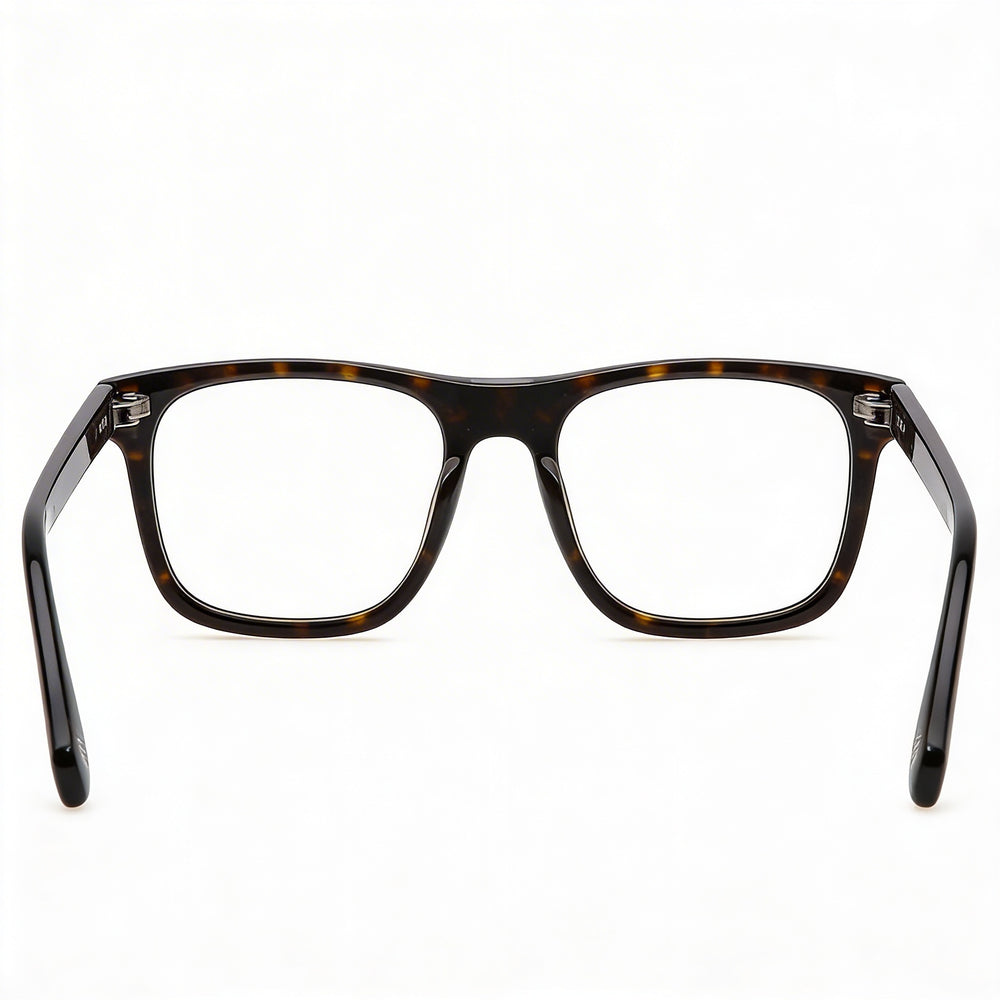 Gafas Ópticas Recetables para Hombre Police de Acetato en Color Marrón Habana Claro 52mm