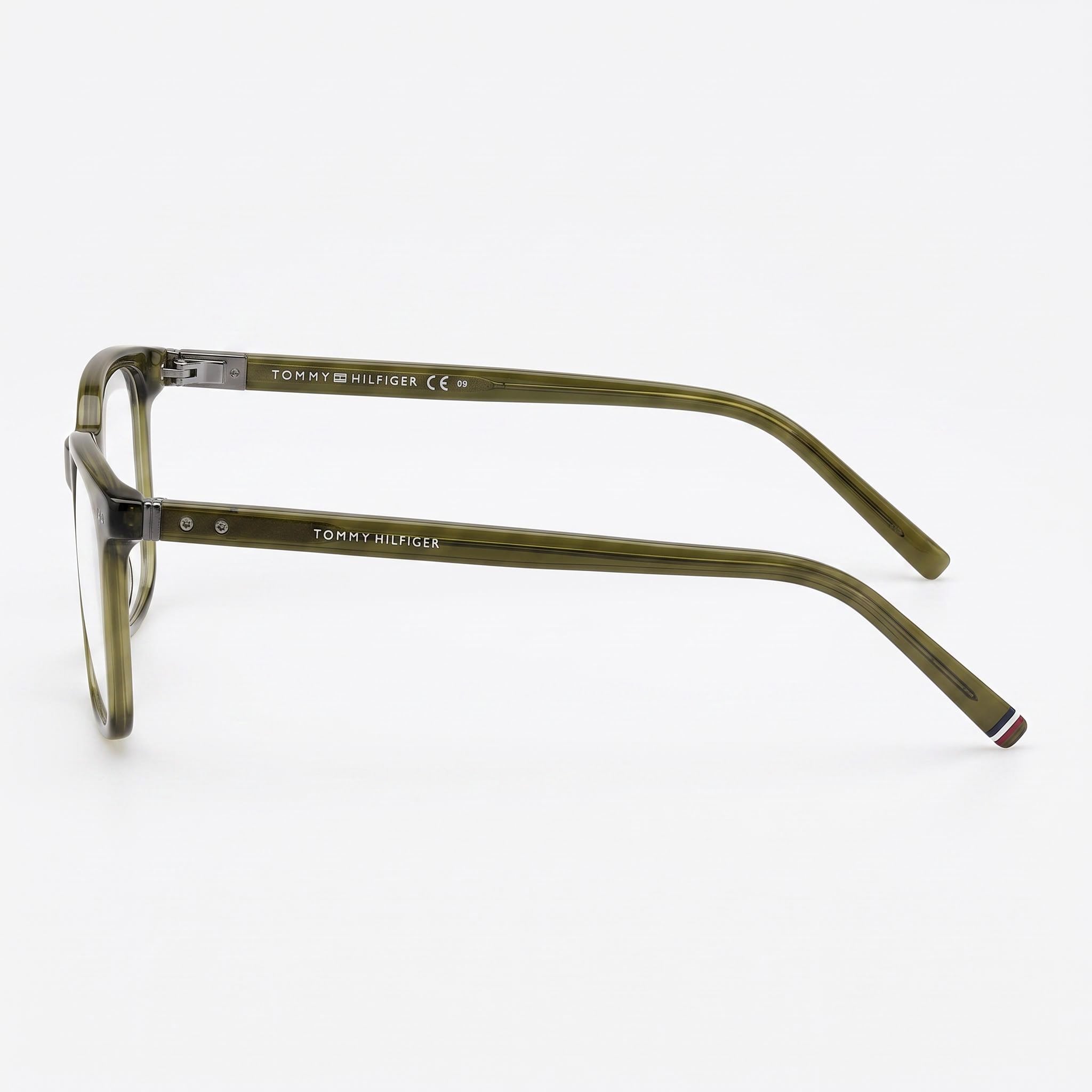 Tommy Hilfiger TH 1942 Modern Women's Khaki Sunglasses with Acetate Frame and Polycarbonate Lenses, 52mm, Photo 3