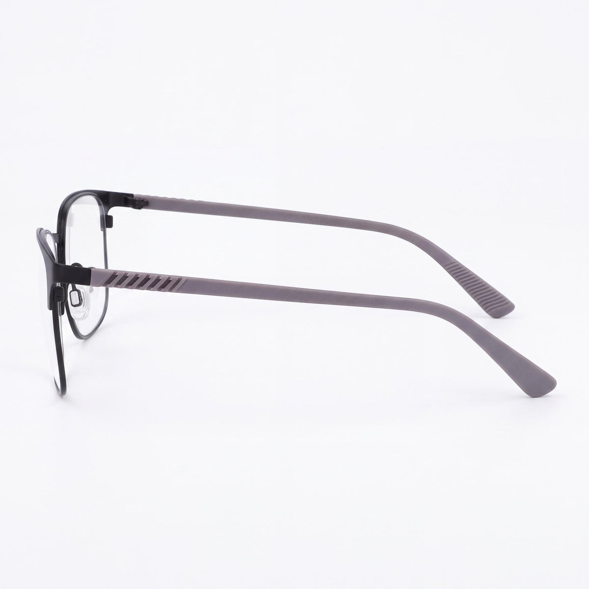 Cole Haan Ch4511 Men's Classic Black Acetate Eyewear with Polycarbonate Multicolor Lenses, Lens 54mm, Bridge 18mm, Temple 140mm, Photo 3