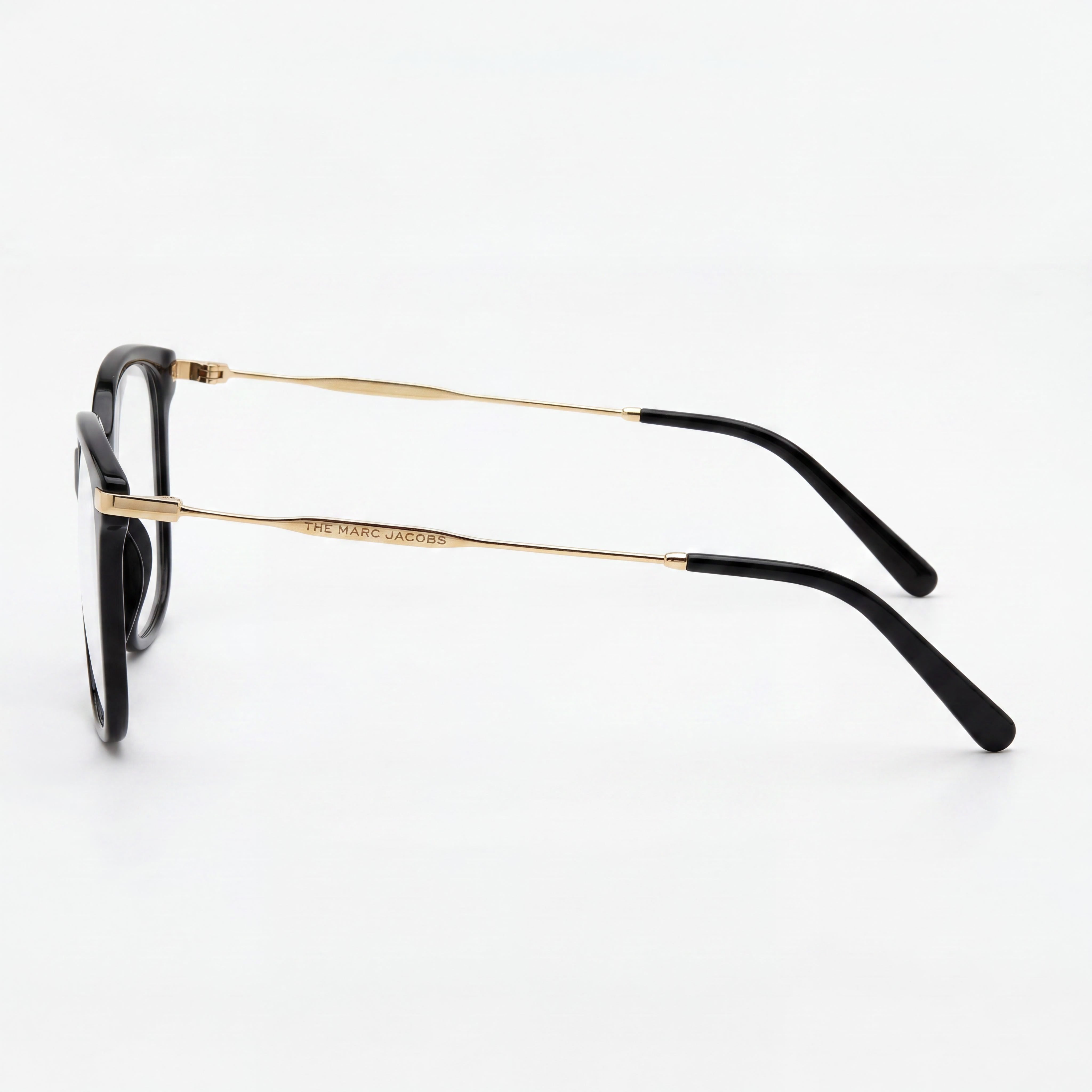 Montura de gafas ópticas de acetato negro Marc Jacobs MARC 562 para mujer con lentes de demostración no polarizadas de 54 mm, Photo 3