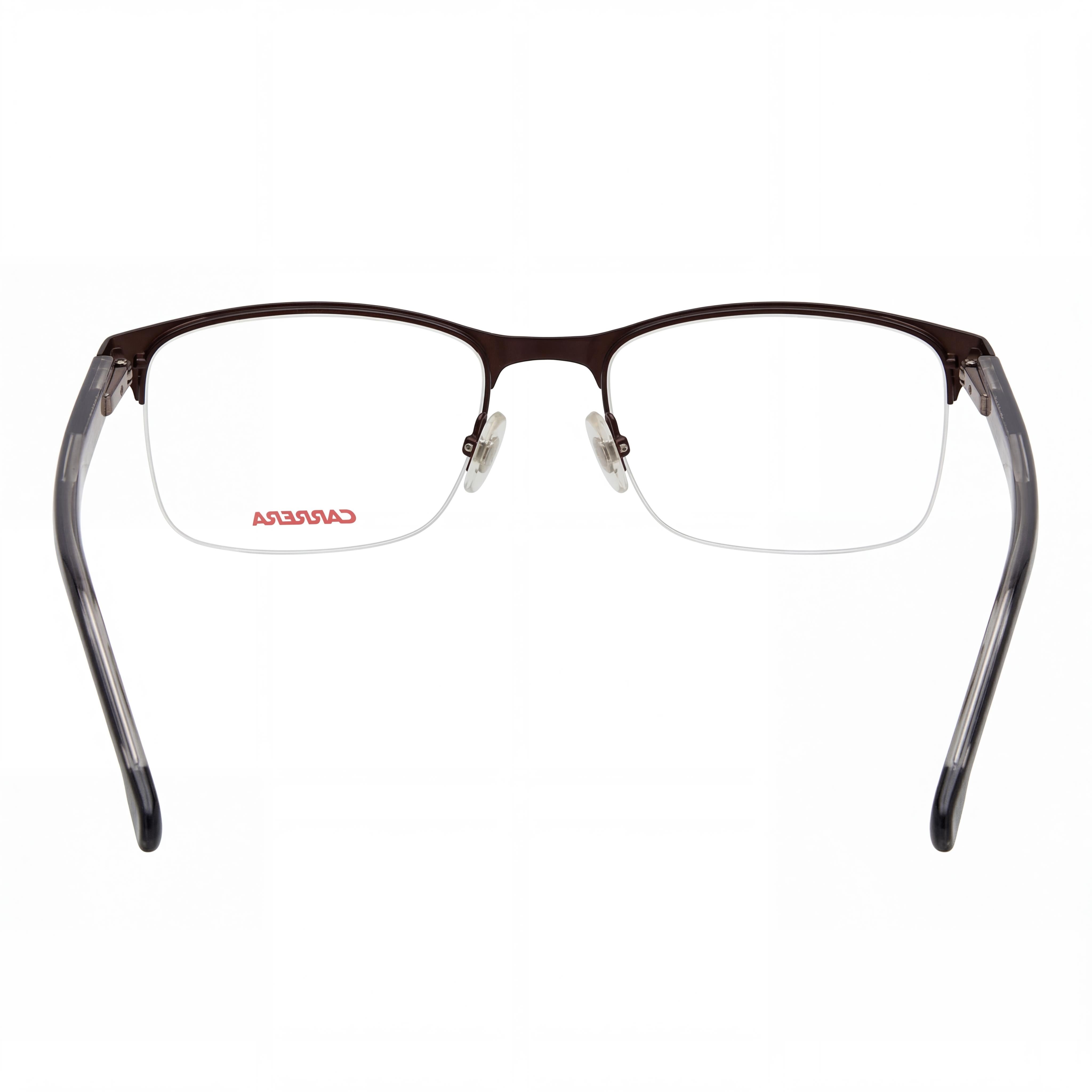 Carrera Modern Unisex Sunglasses with Alloy Steel Frame and Polycarbonate Lenses in Matte Brown, 57mm, Photo 4